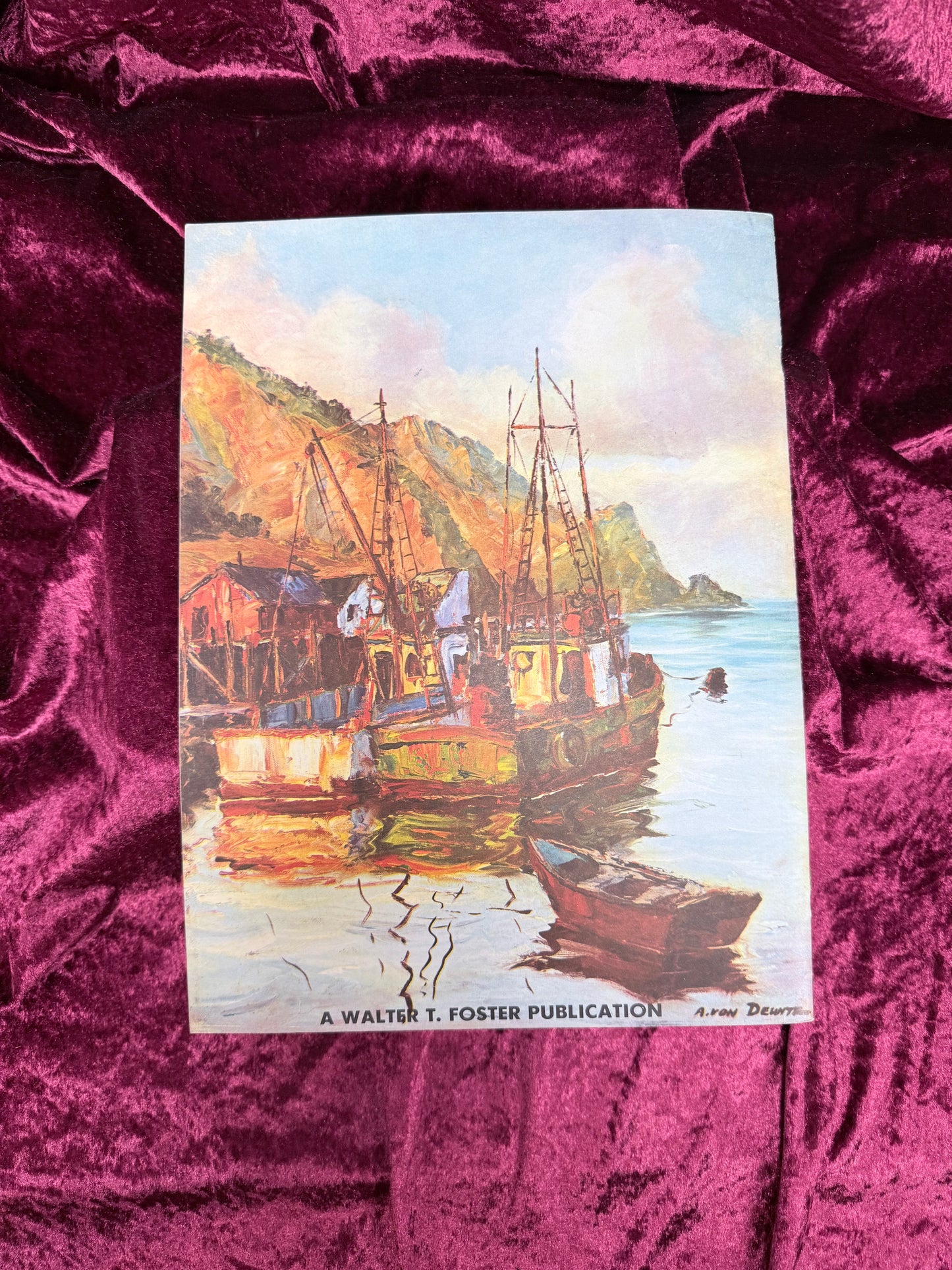 Vintage Art Instruction Magazine - Red Barns and Other Scenes Walter T. Foster Guide