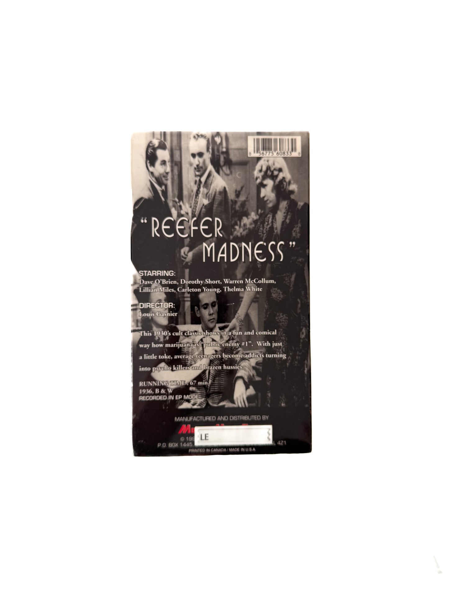 VHS - Reefer Madness - Collectors Edition Sealed