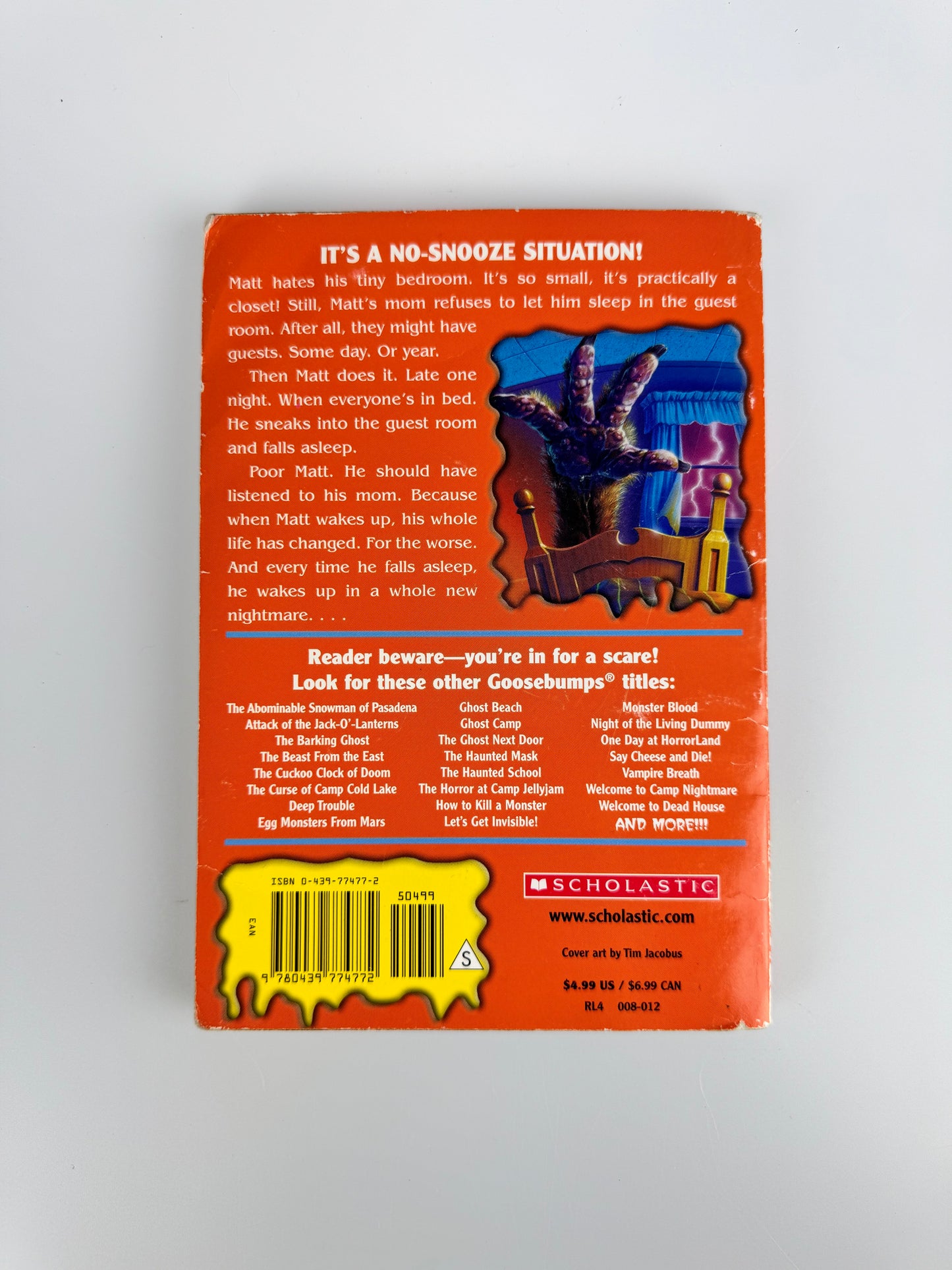 Vintage Horror Paperback - Goosebumps Don't Go To Sleep & Vampire Breath - Set of 2 - R.L. Stine