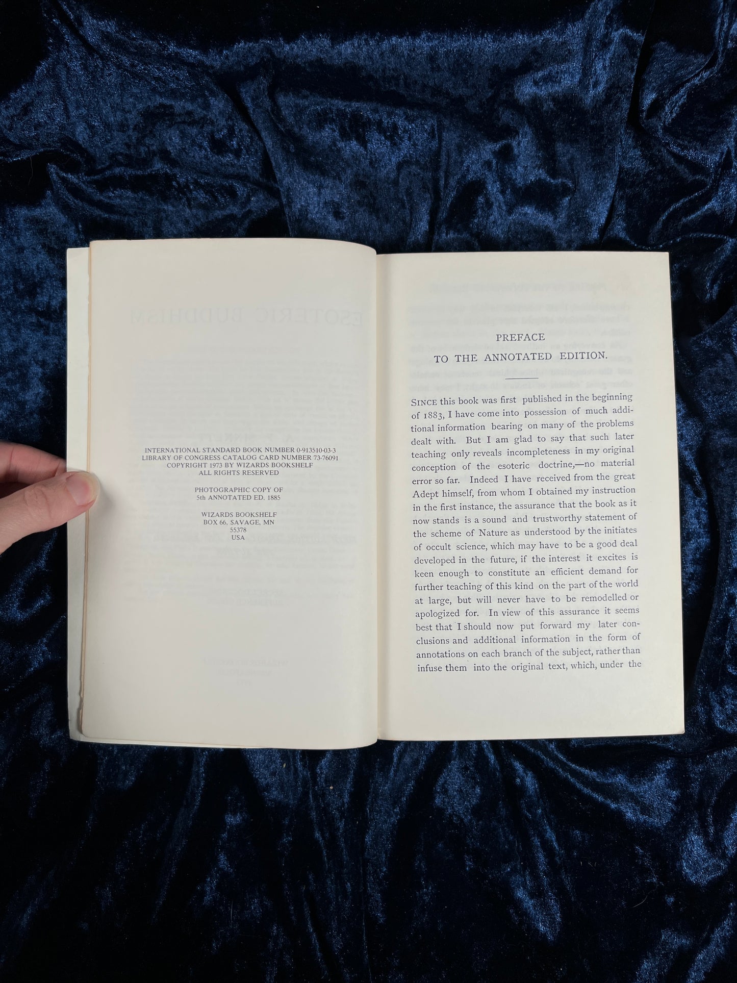 Vintage 1973 Esoteric Buddhism Book - A.P. Sinnett Occult Theosophy