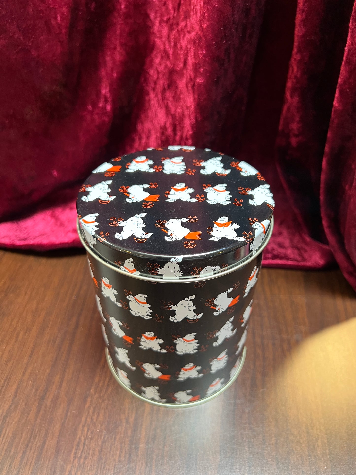 Vintage Halloween - Metal Tin - Spooky Ghosts and JOL Faces - Michael’s