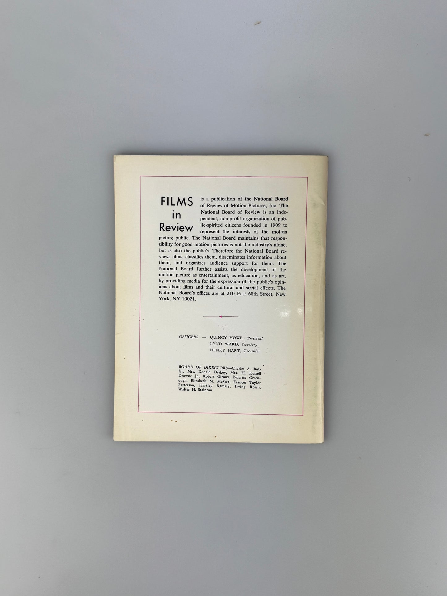 Films In Review Magazine - May 1971 - Oscarcast, Charles Boyer, They Might Be Giants