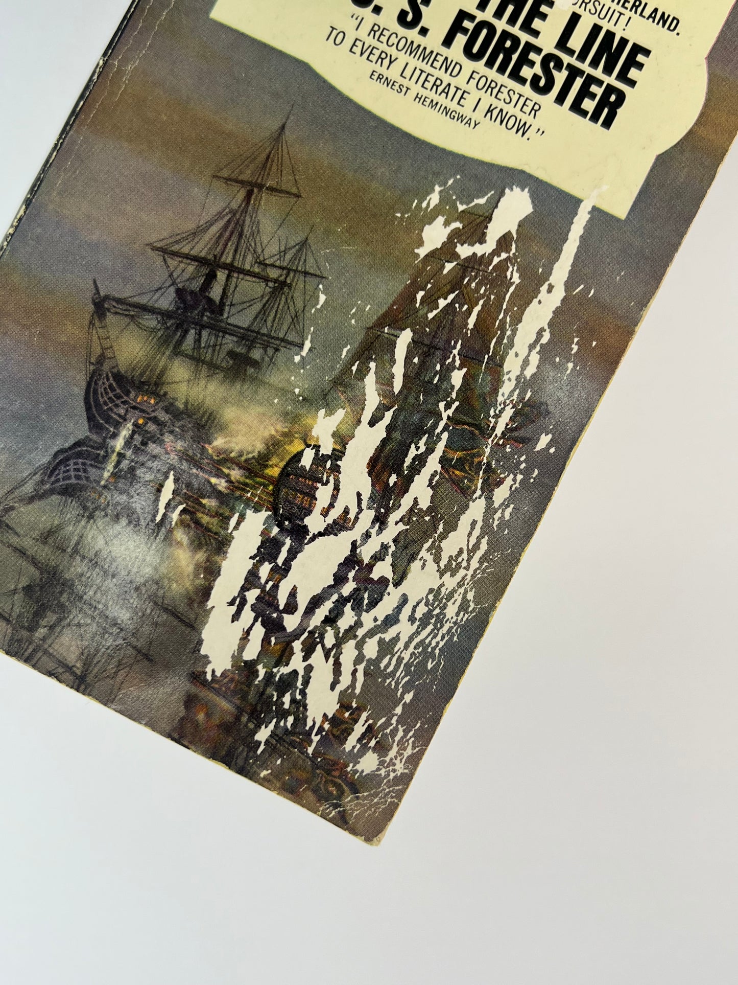 Vintage Paperback - Ship of the Line - C.S. Forester - 1964 Bantam Books (Damaged Cover)