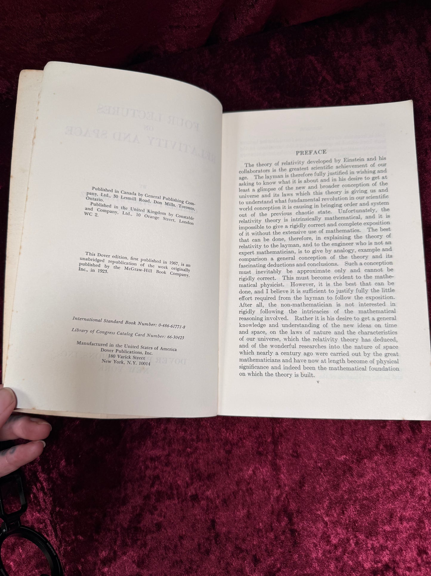 Vintage Paperback Book - Four Lectures on Relativity and Space - Charles Proteus Steinmetz