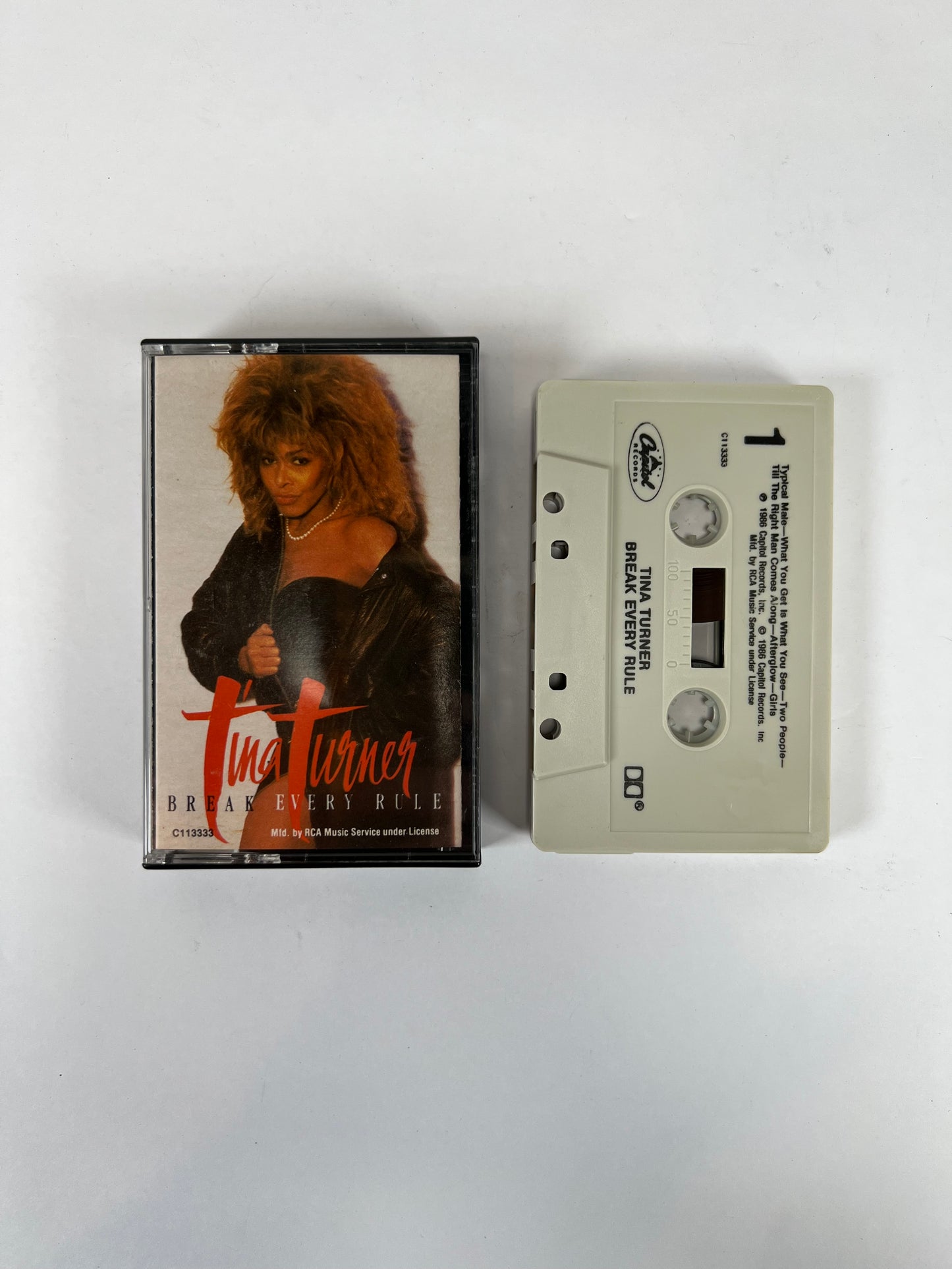 Cassette Tape - Tina Turner - Break Every Rule