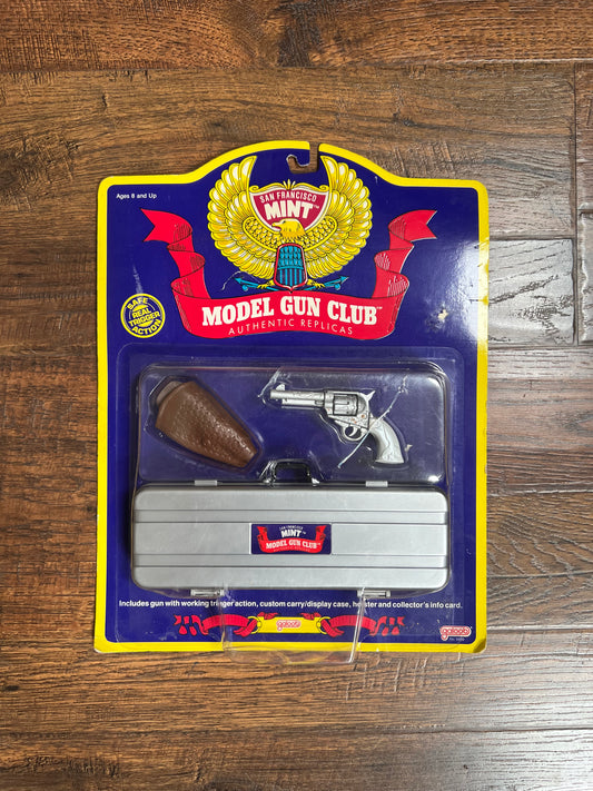 Vintage Collectibles - Model Gun Club Authentic Replicas - Western Six Shooter - New In Box - Galoob 1989