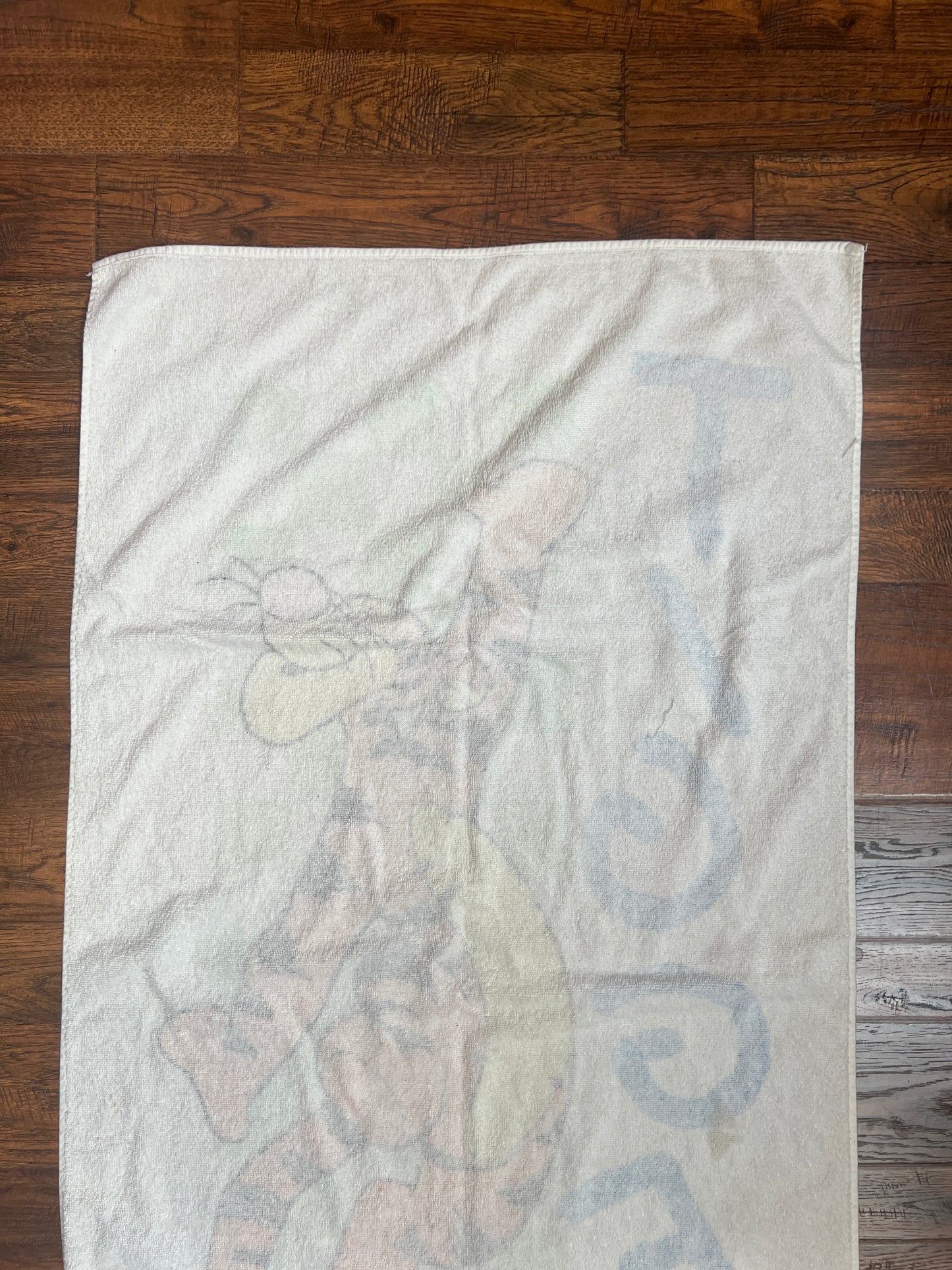 Vintage Linens - Beach Towel - Winnie The Pooh - Tigger - Disney / Franco - 100% Cotton