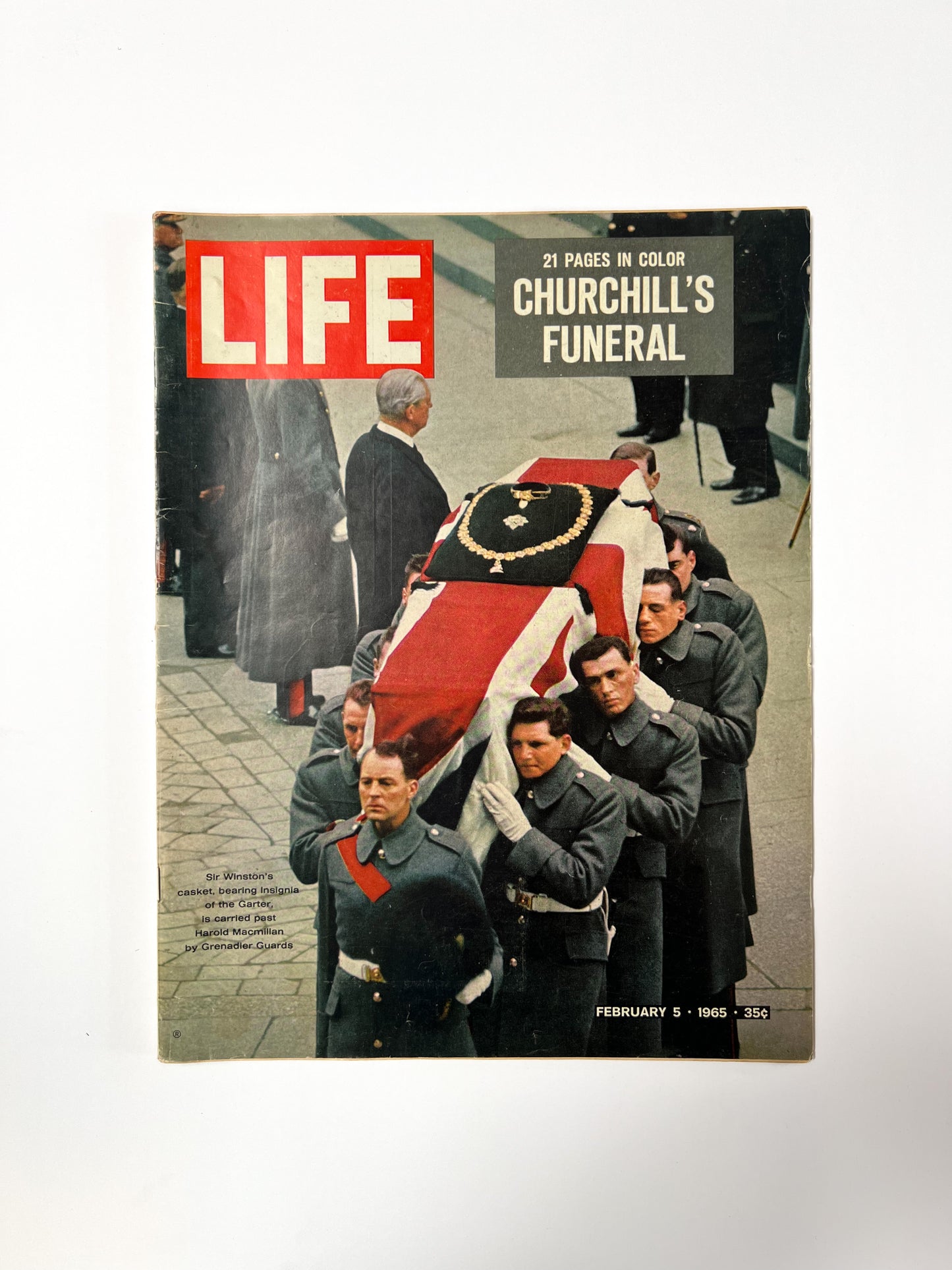 Vintage Ephemera - LIFE Magazine - Churchill’s Funeral - February 5, 1965