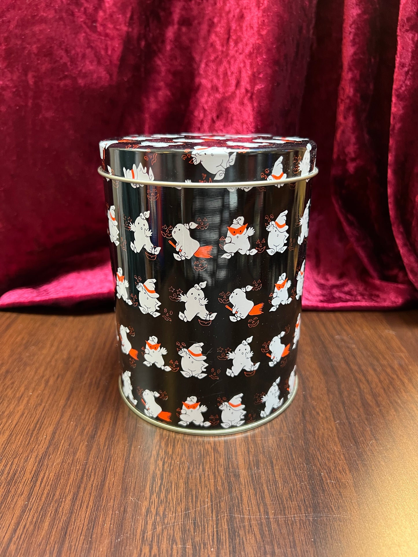Vintage Halloween - Metal Tin - Spooky Ghosts and JOL Faces - Michael’s