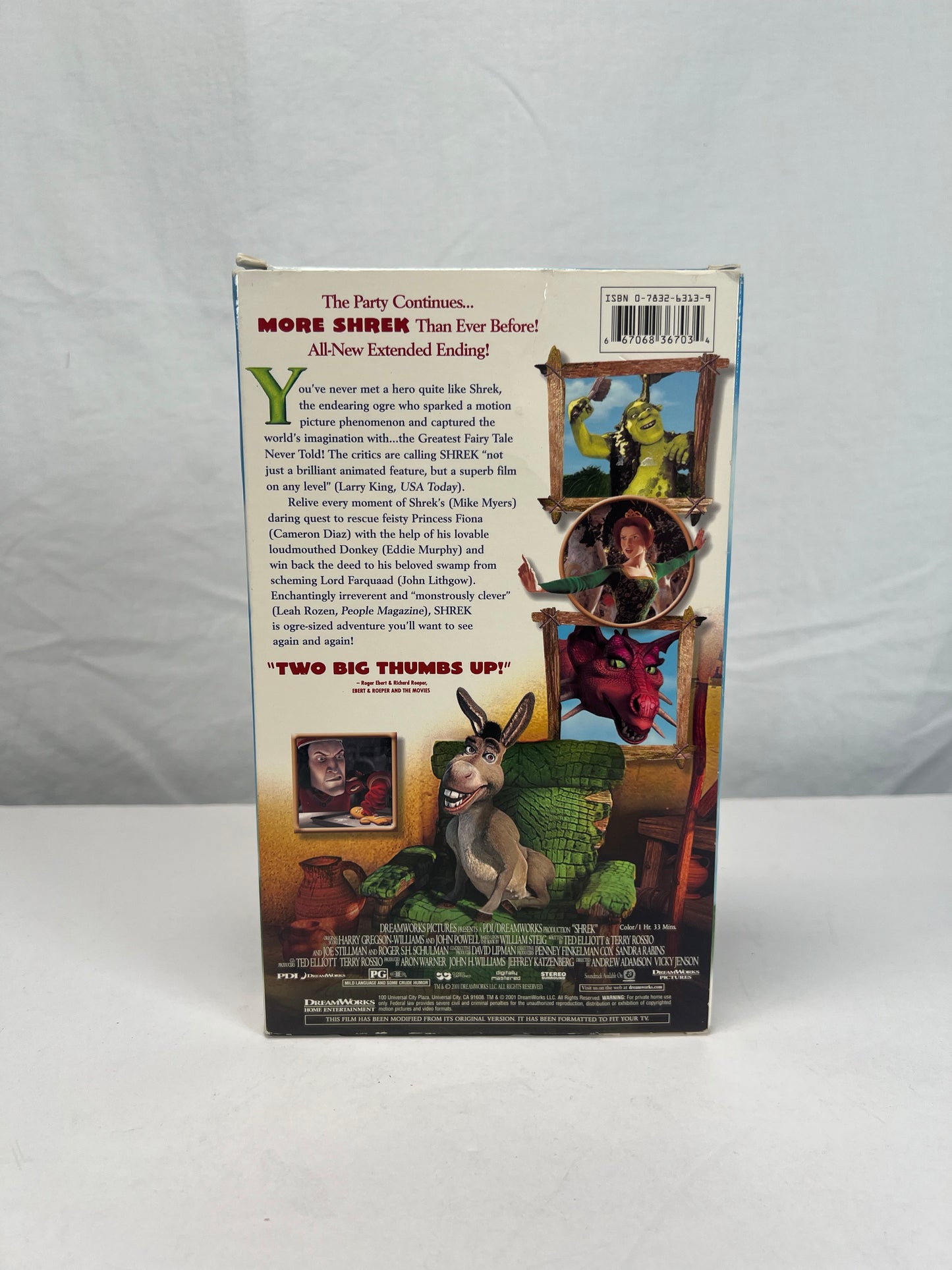 VHS - Shrek - 2001