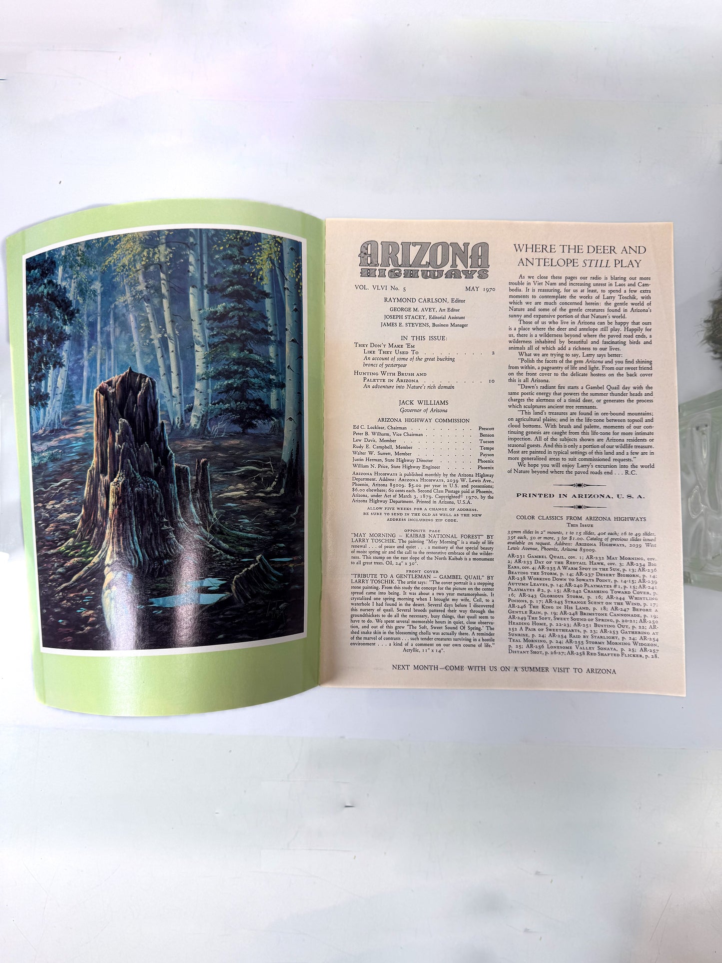 Vintage Ephemera - Arizona Highways Magazine - May 1970