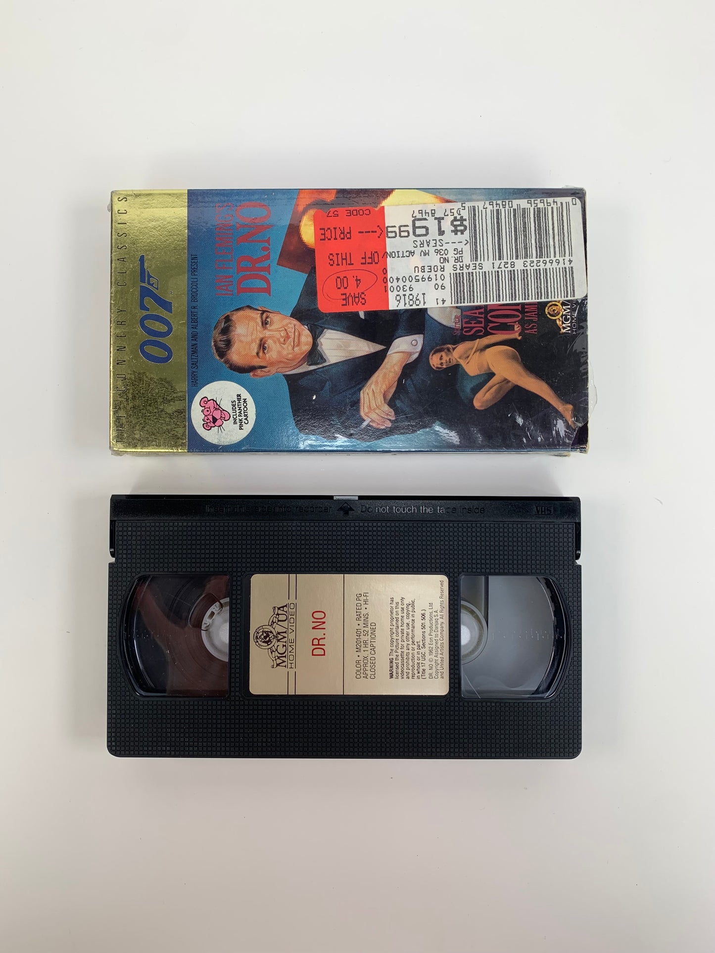VHS - Dr. No James Bond 007 - 1962