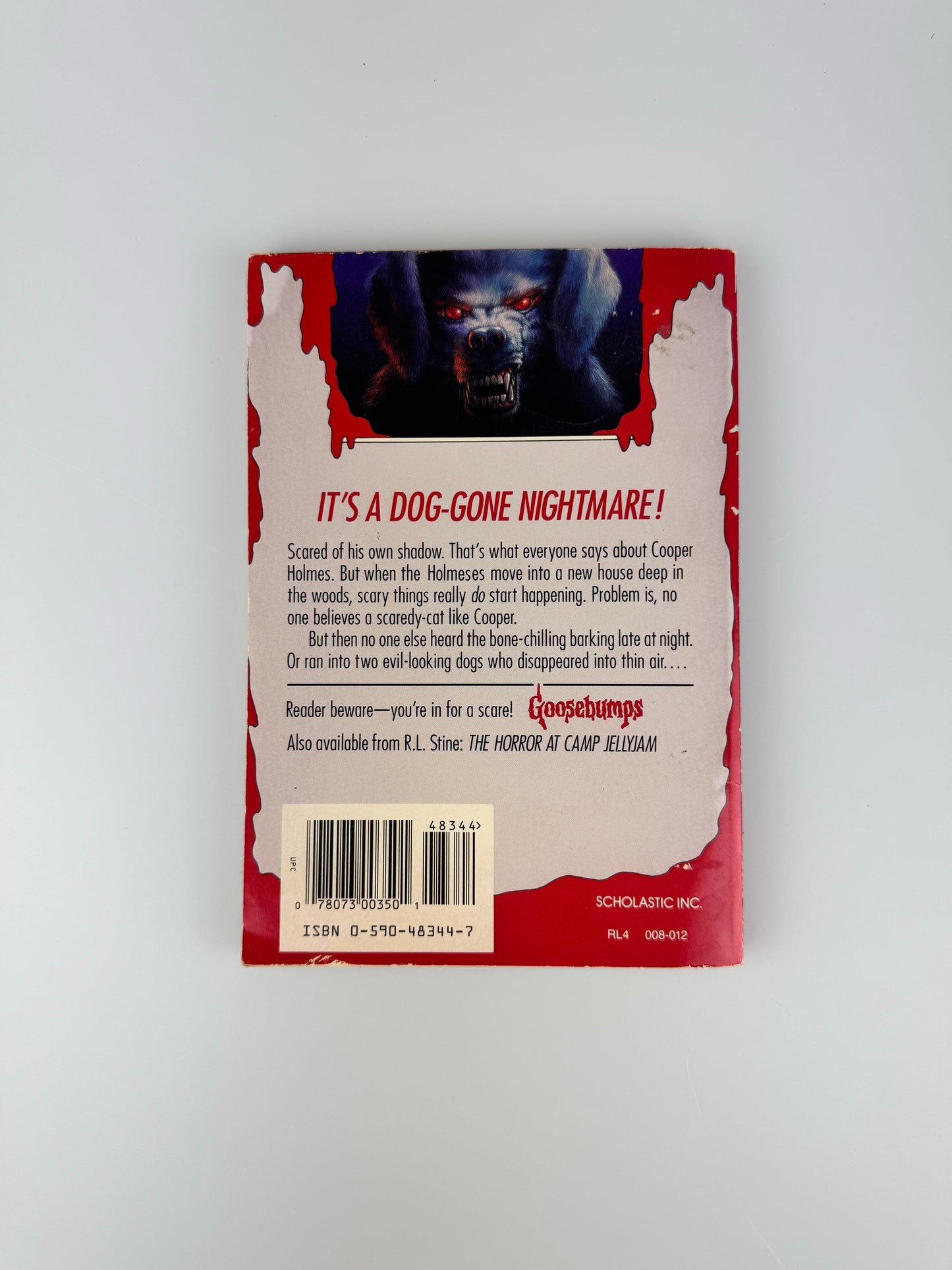 Vintage Horror Paperback - Original 1990s Goosebumps Book - R.L. Stine