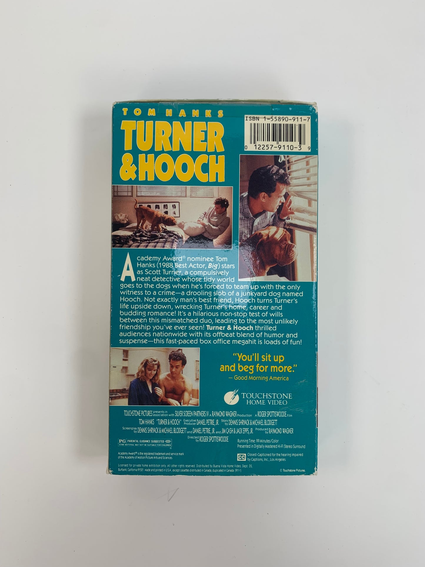 VHS - Turner & Hooch - 1989