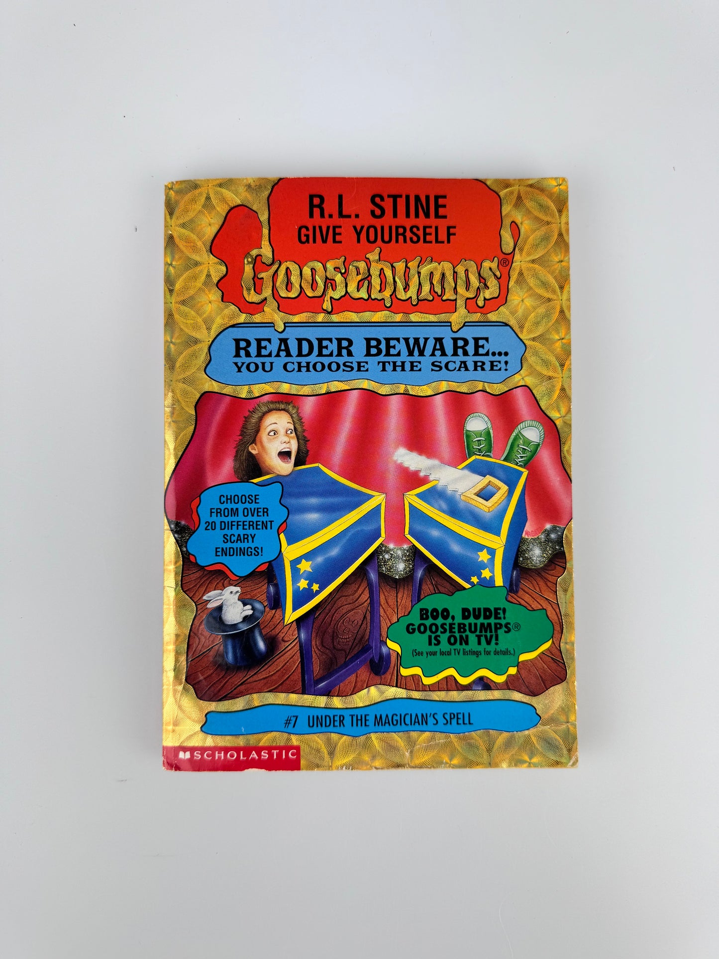 Vintage Horror Paperback - Give Yourself Goosebumps Book | Reader Beware...You Choose The Scare! - R.L. Stine