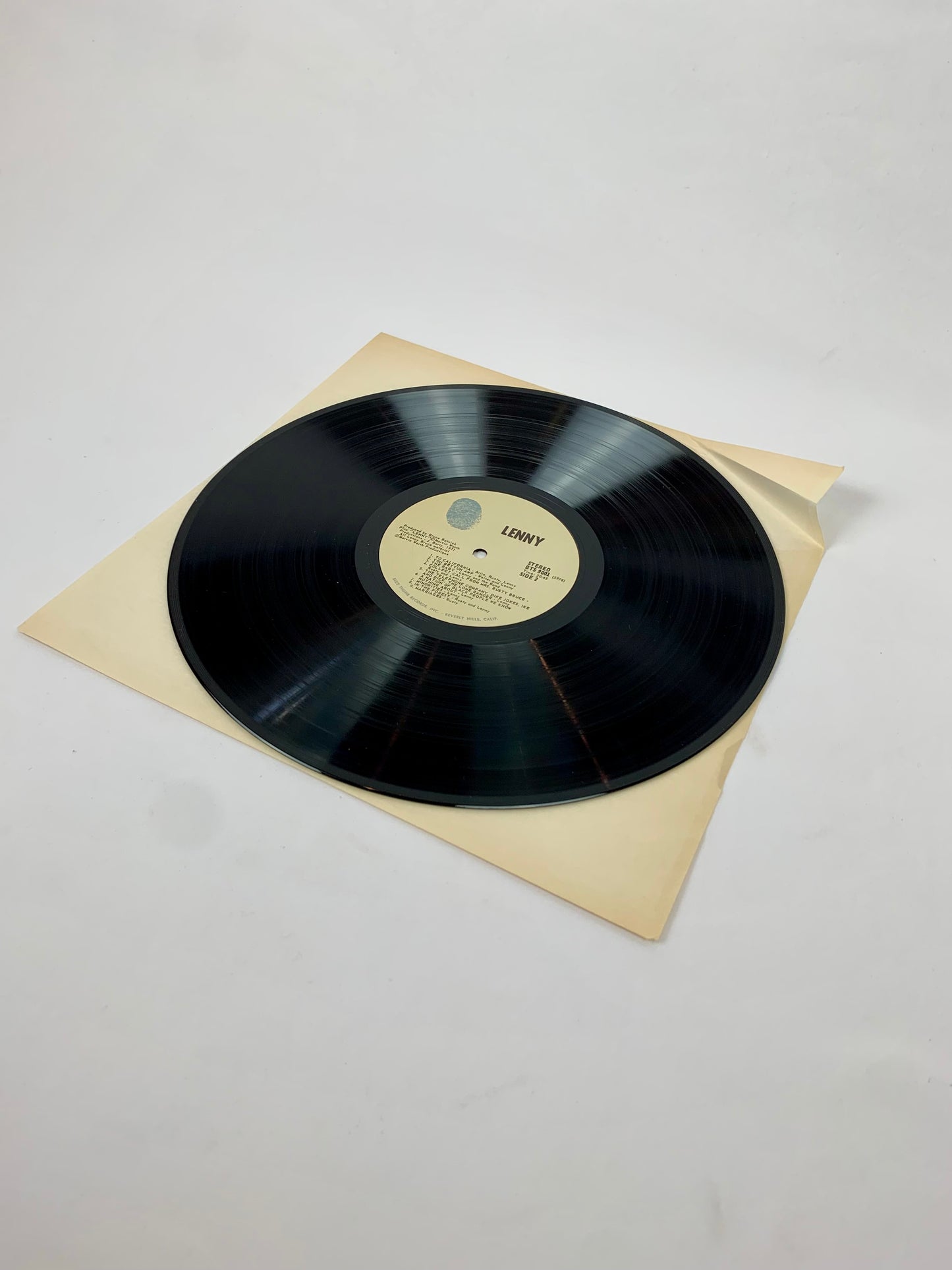 Vinyl Record - Lenny: Original Broadway Cast Live Recording Double Album - 1971 Blue Thumb Records