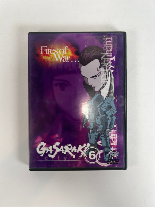 DVD - Gasaraki - Volume 6: Fires Of War - English / Japanese - ADV Films - 2001
