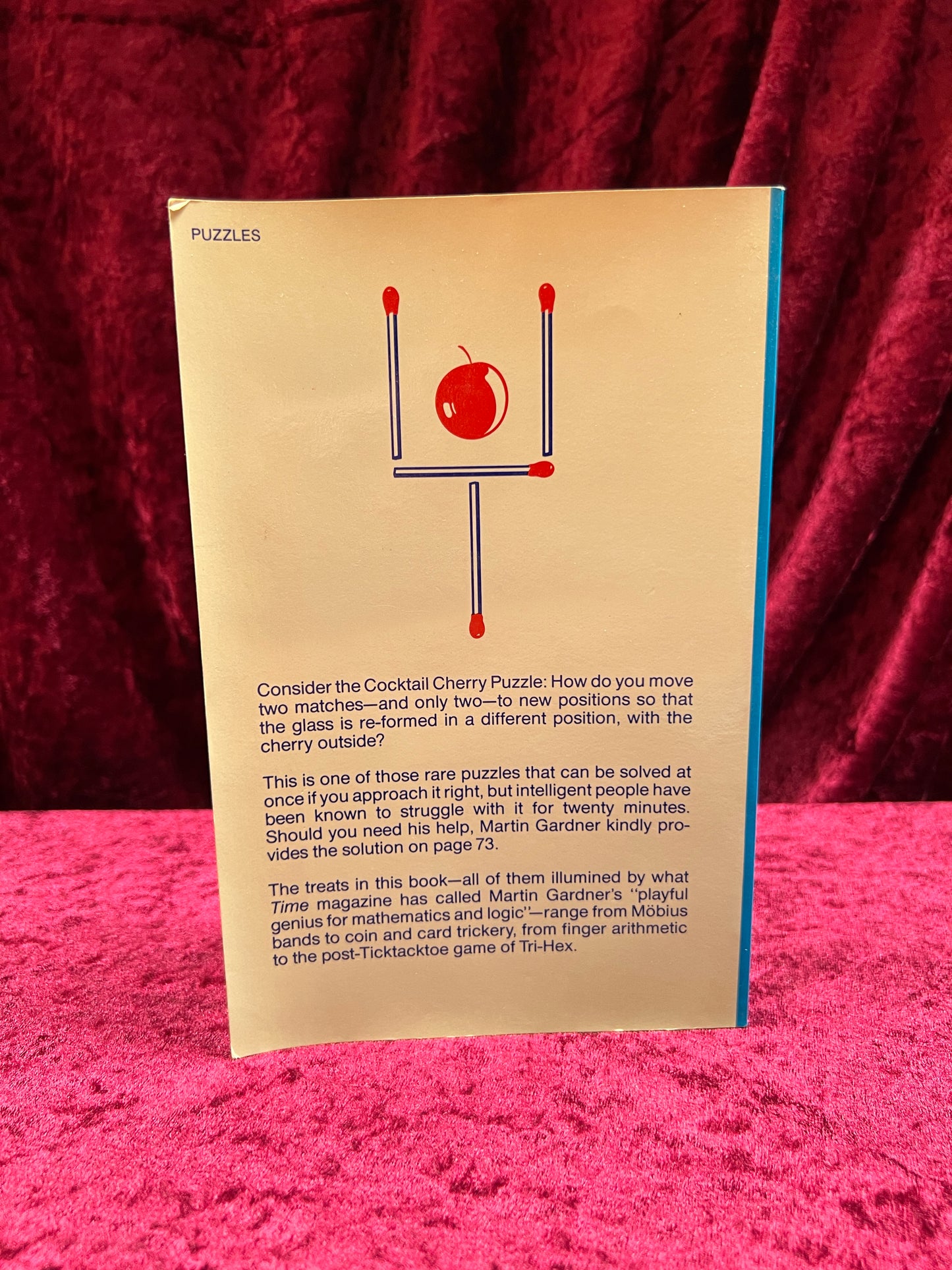 Vintage Paperback - Mathematical Magic Show - Martin Gardner - 1977
