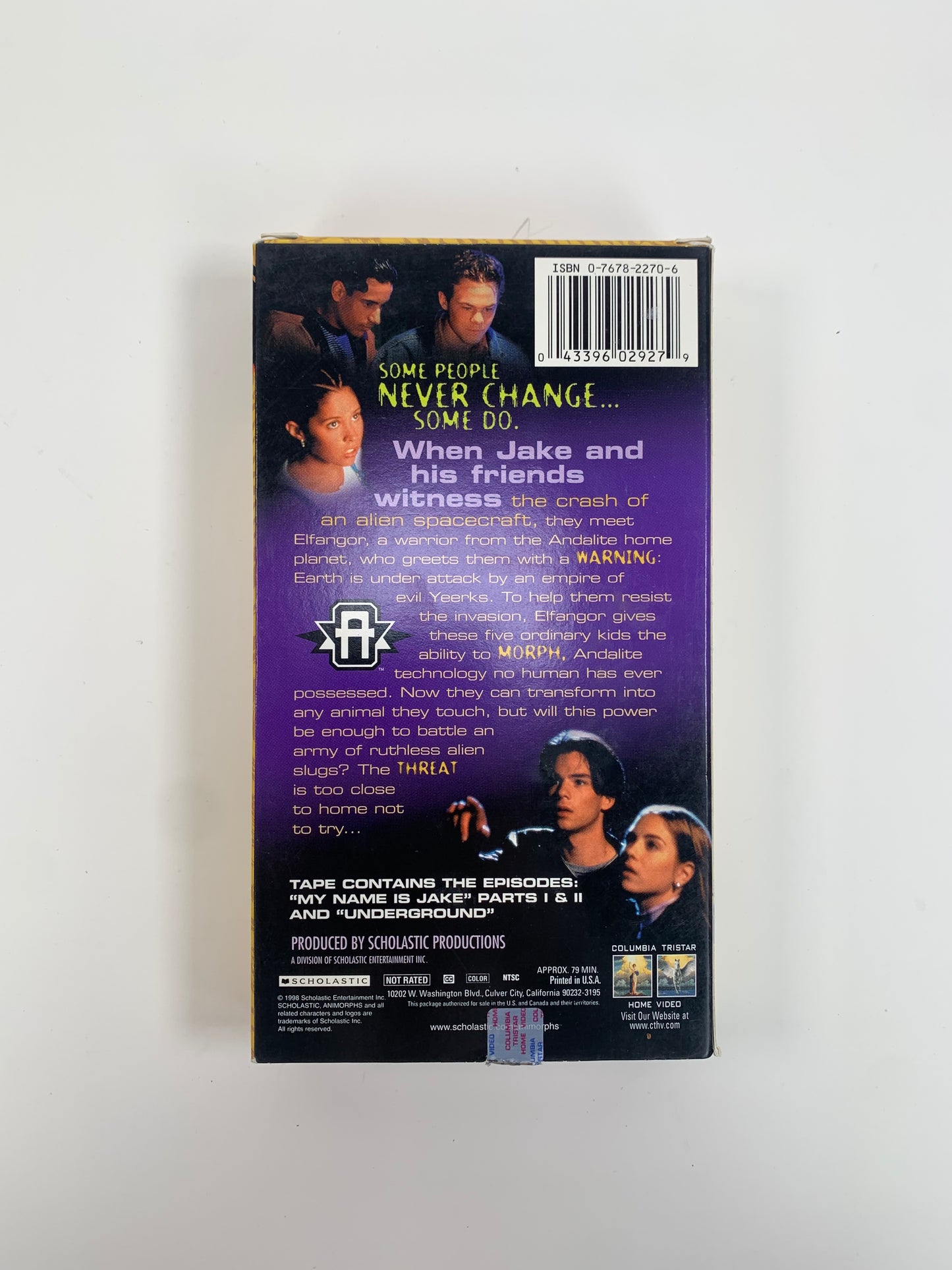 VHS - Animorphs The Invasion Series Part 1 - 1998