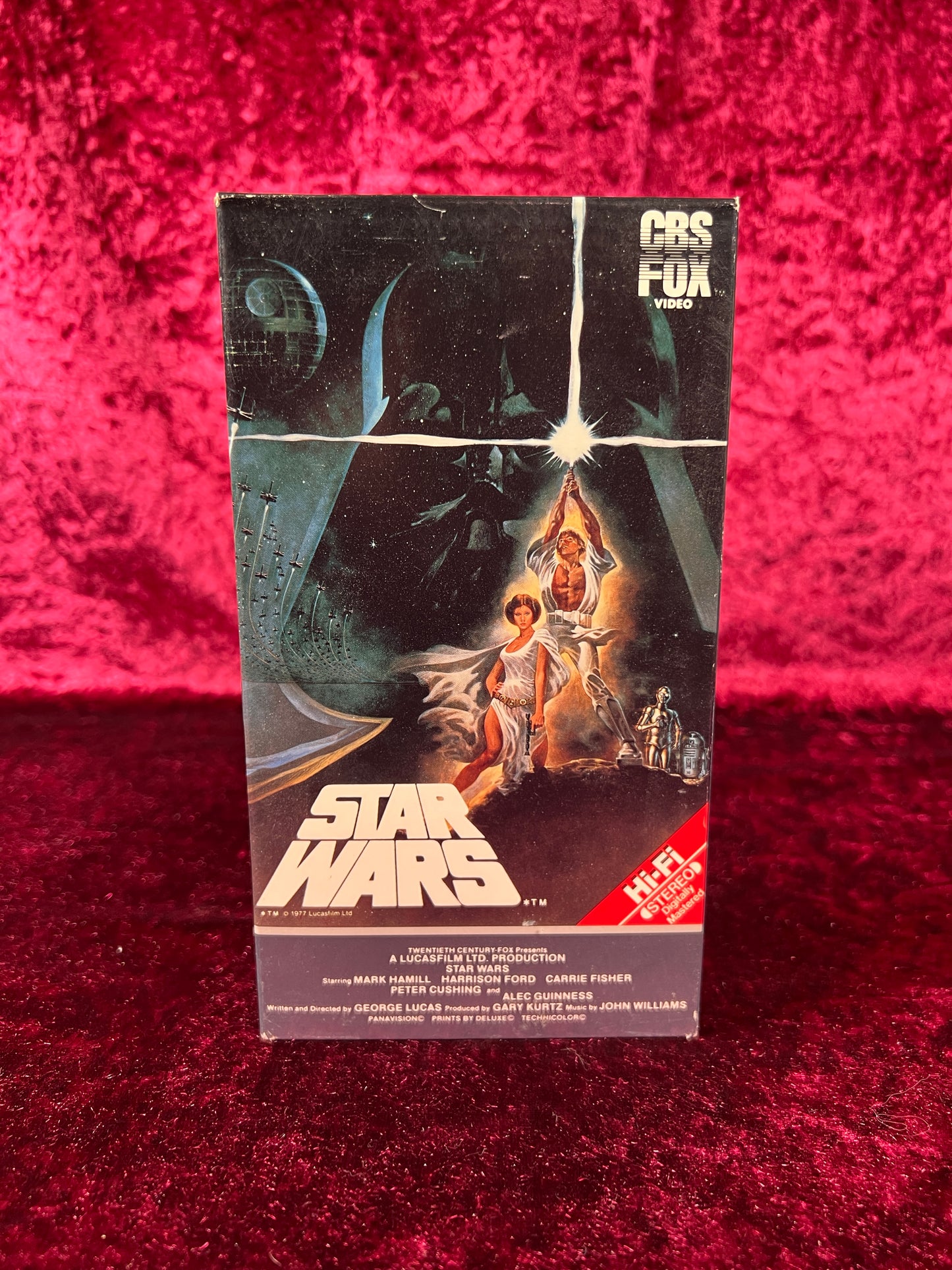 VHS - Star Wars - CBS Fox Video - 1977