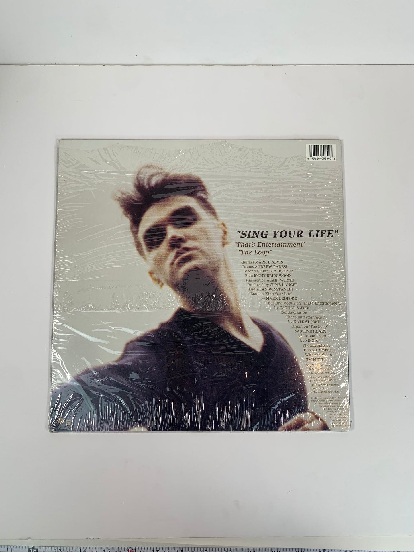 Vintage 12" Vinyl Record - Morrissey - Sing Your Life