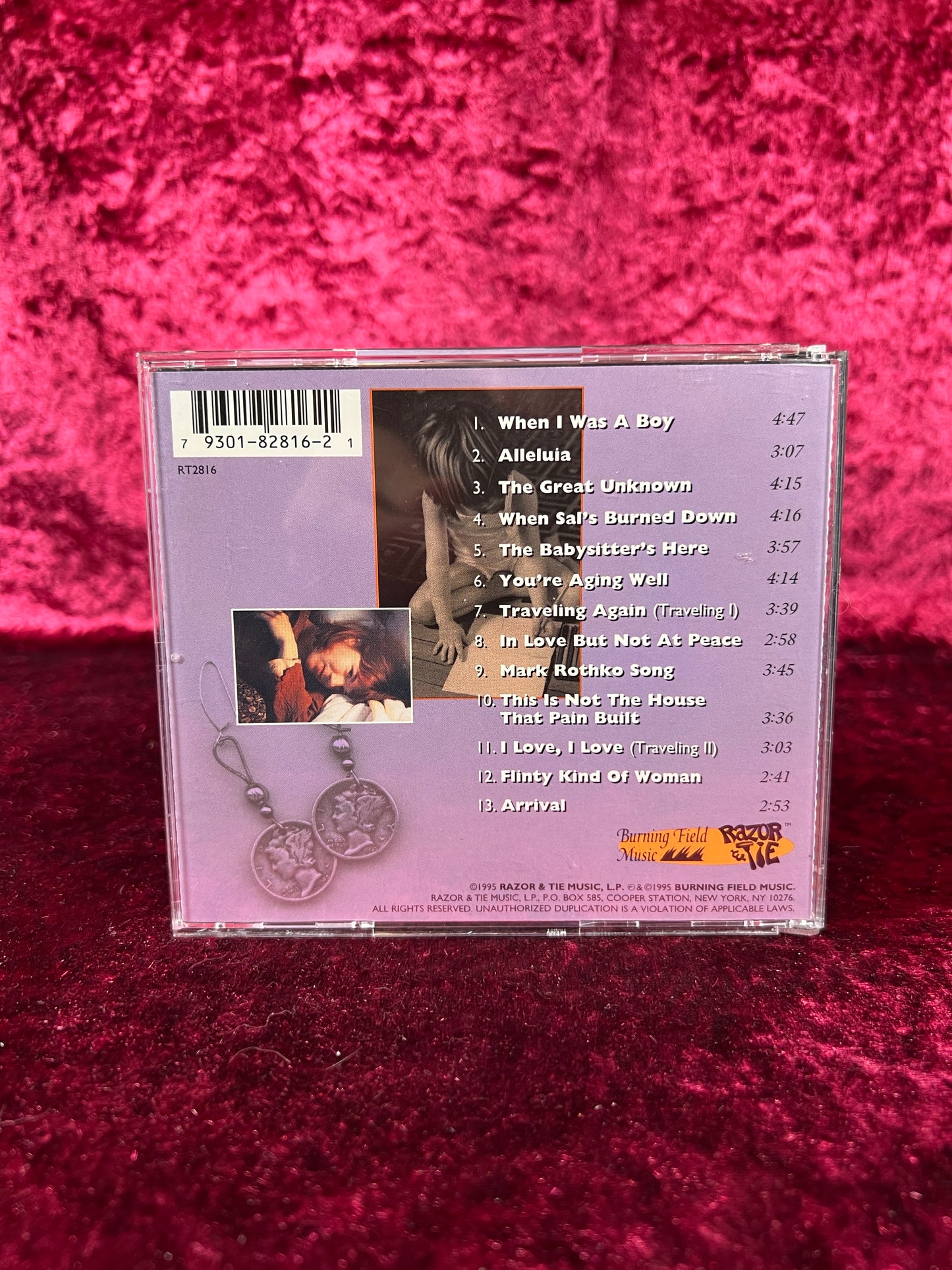 CD - The Honesty Room - Dar Williams - Razor & Tie Music - 1995