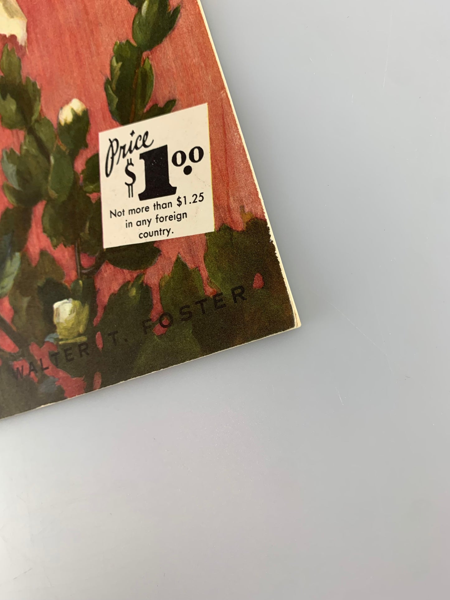 Vintage Walter T. Foster Art Book - How Claude Parsons Paints Flowers