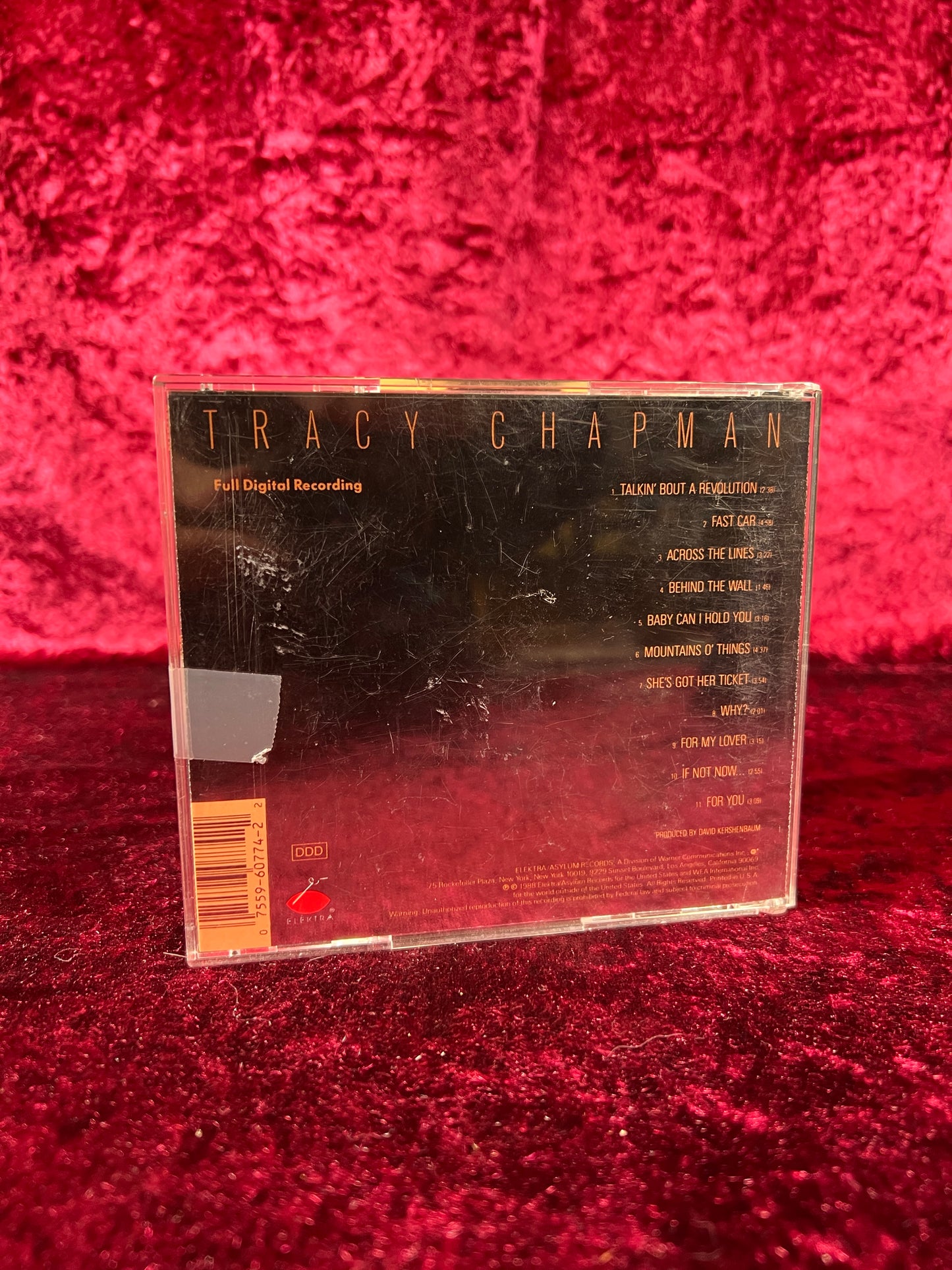 CD - Self Titled - Tracy Chapman - Elektra Asylum Records - 1988