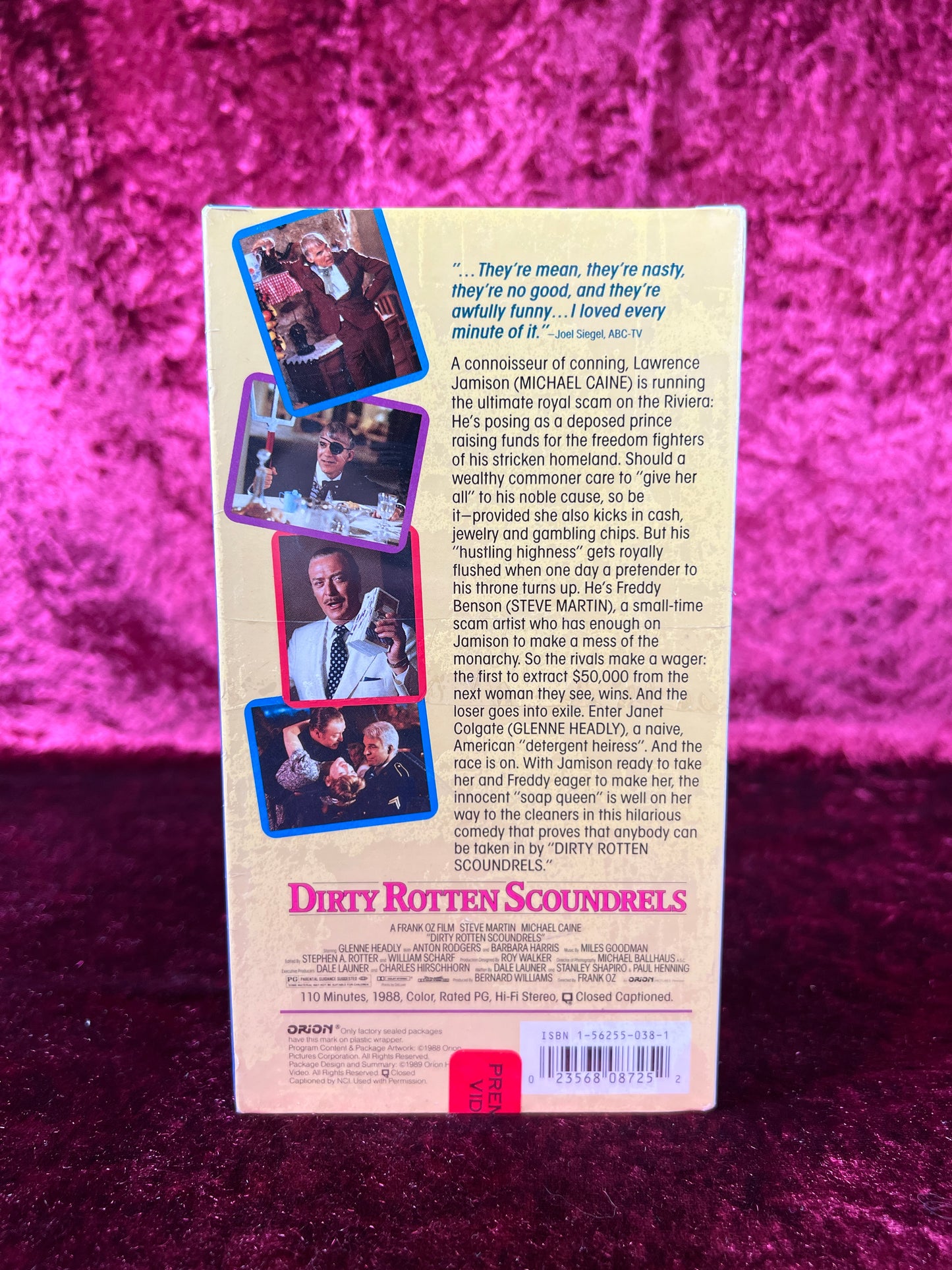 VHS - Dirty Rotten Scoundrels - Sealed - 1988