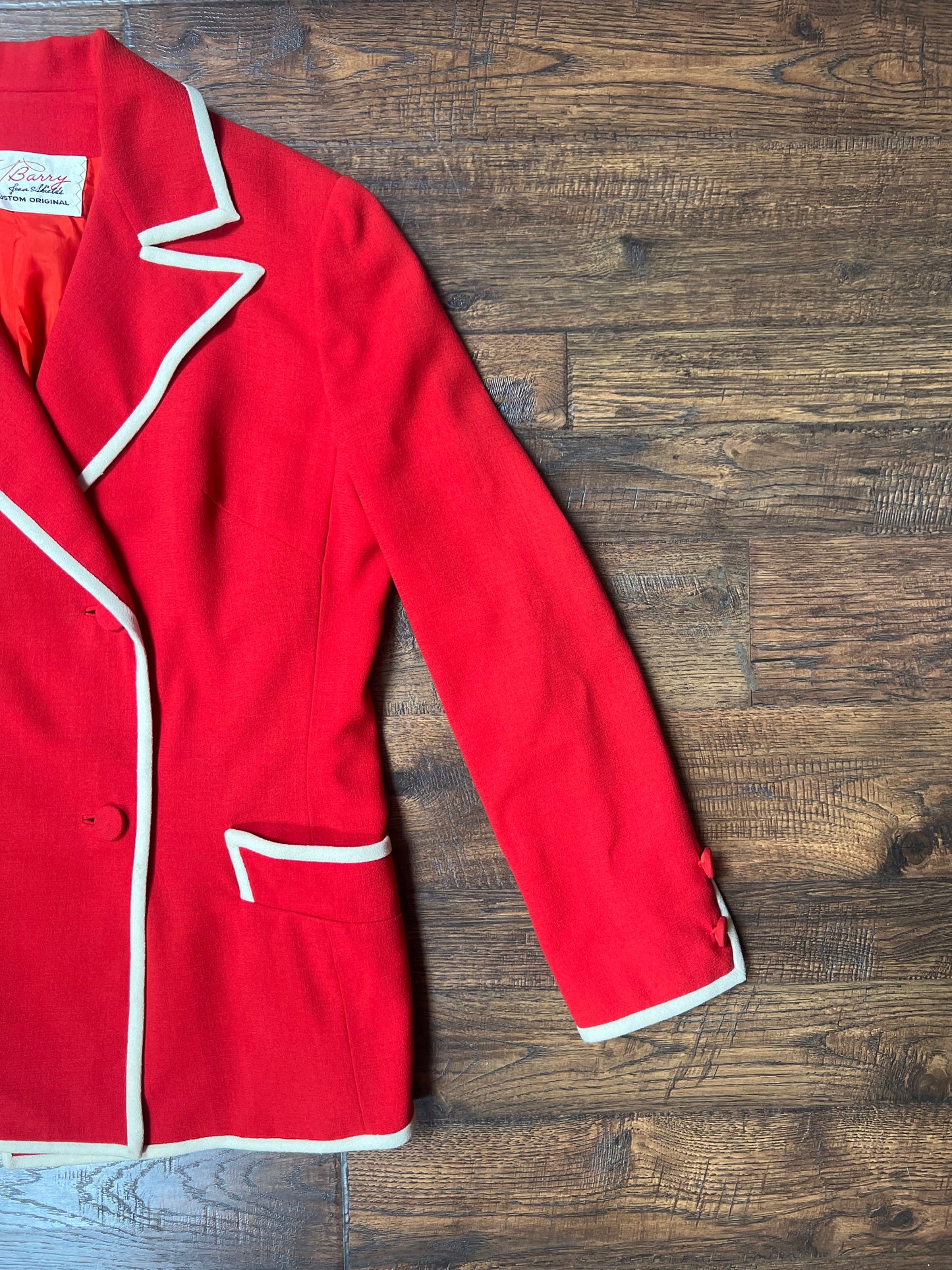Vintage Clothing - Blazer Jacket - Ringleader Red - Medium - Josef T Barry from Shields