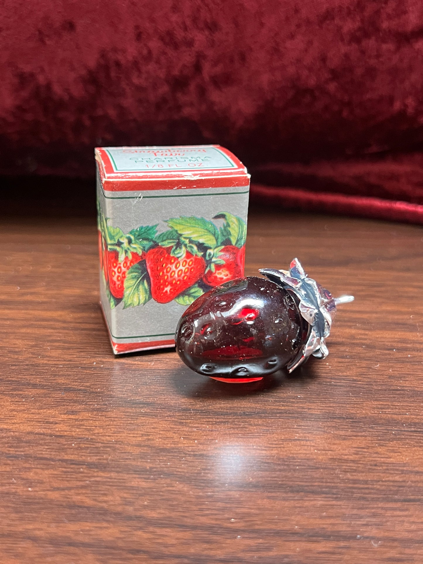 Vintage Perfume Bottle - Strawberry Fair Charisma - Avon