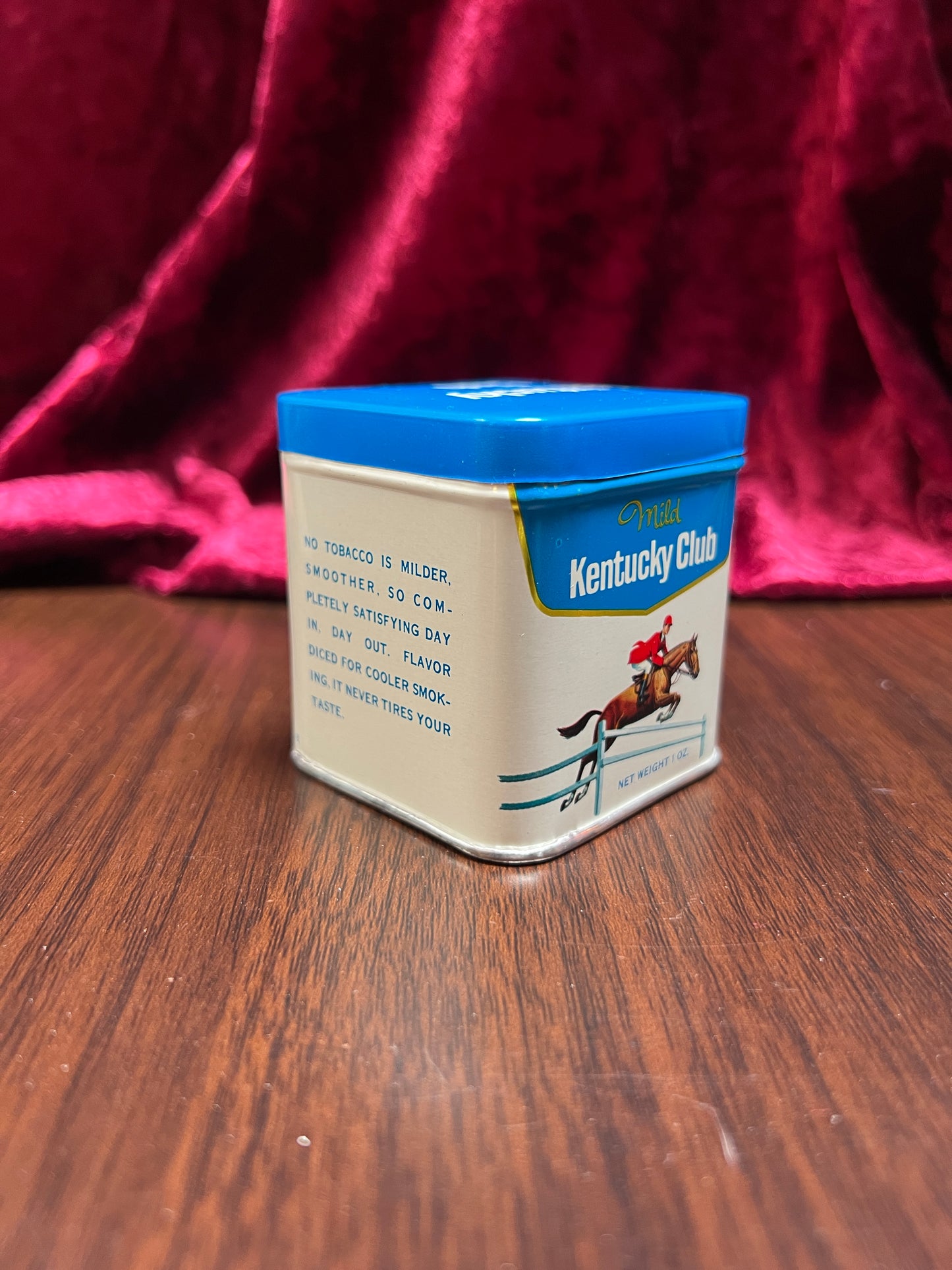 Vintage Advertisement - Tobacco Tin - Kentucky Club Mild - 1 Ounce