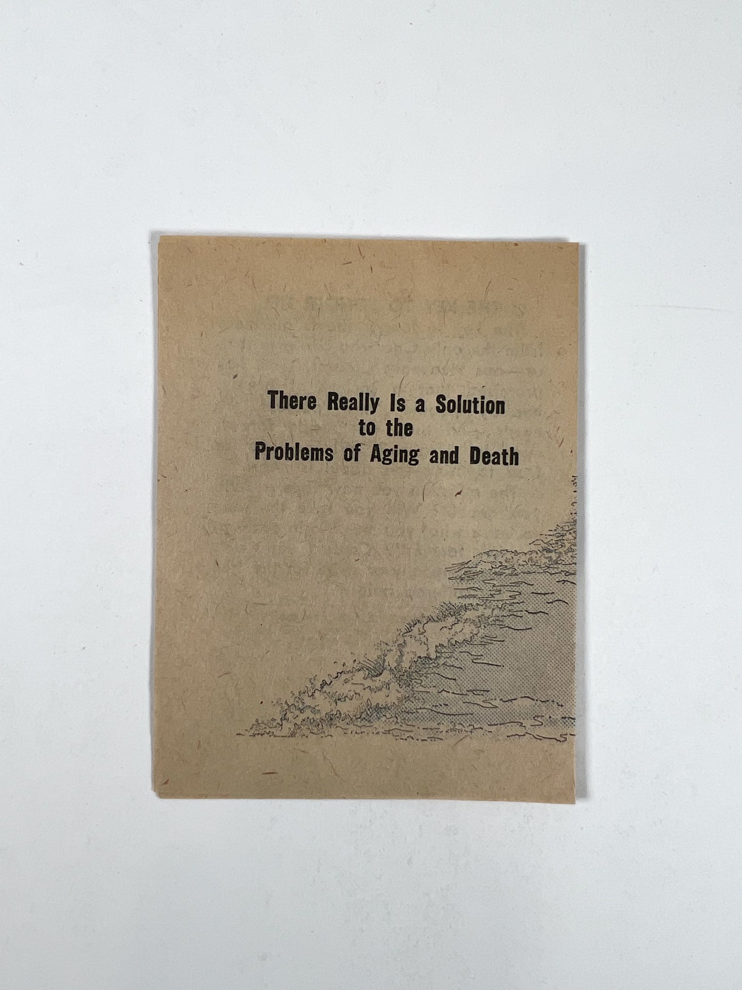 Vintage Ephemera - Religious Pamphlet - Alive And Healthy Forever! Is It Really Possible?