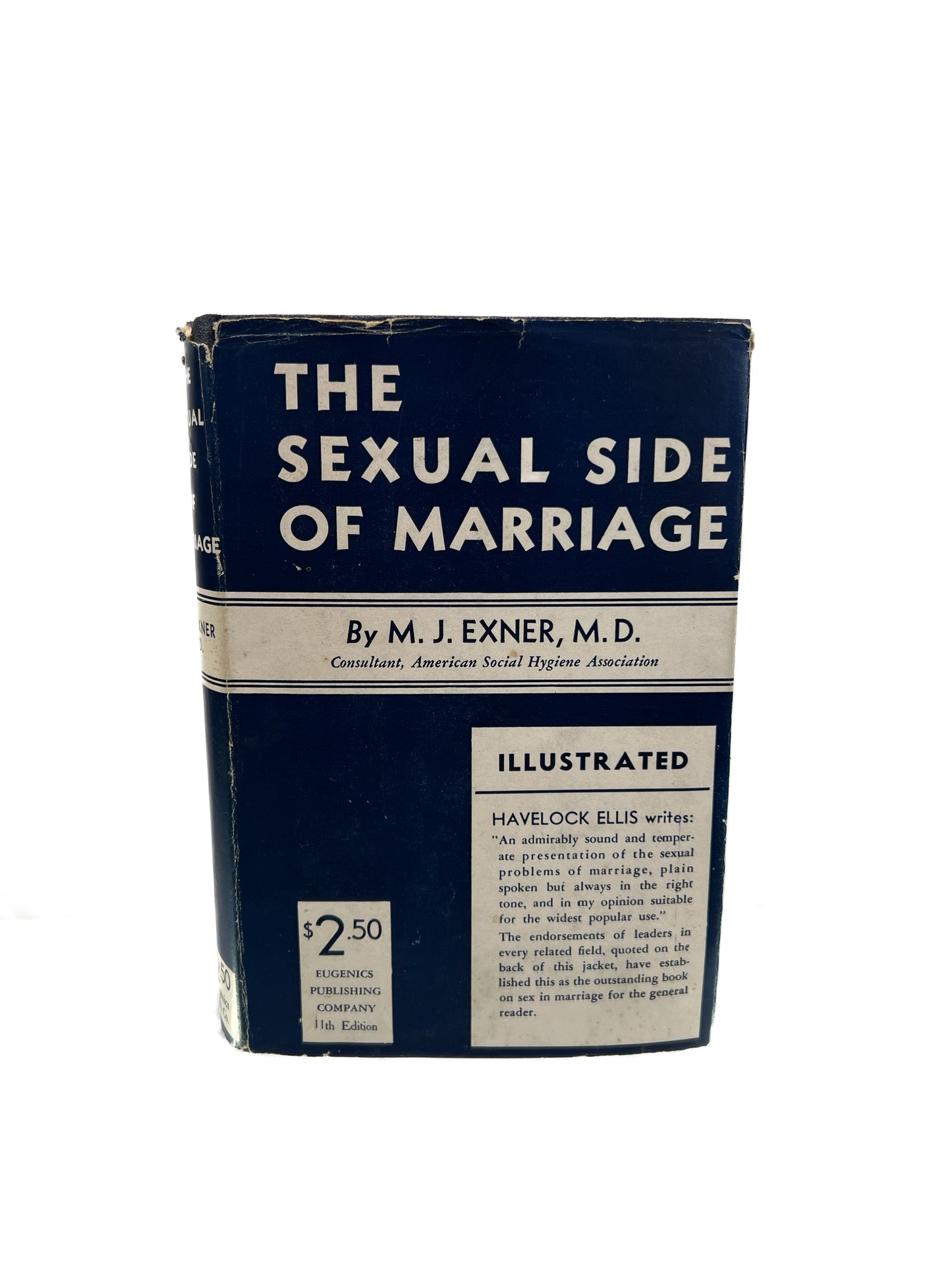Vintage Hardcover - The Sexual Side Of Marriage - M. J. Exner M.D. - 1937