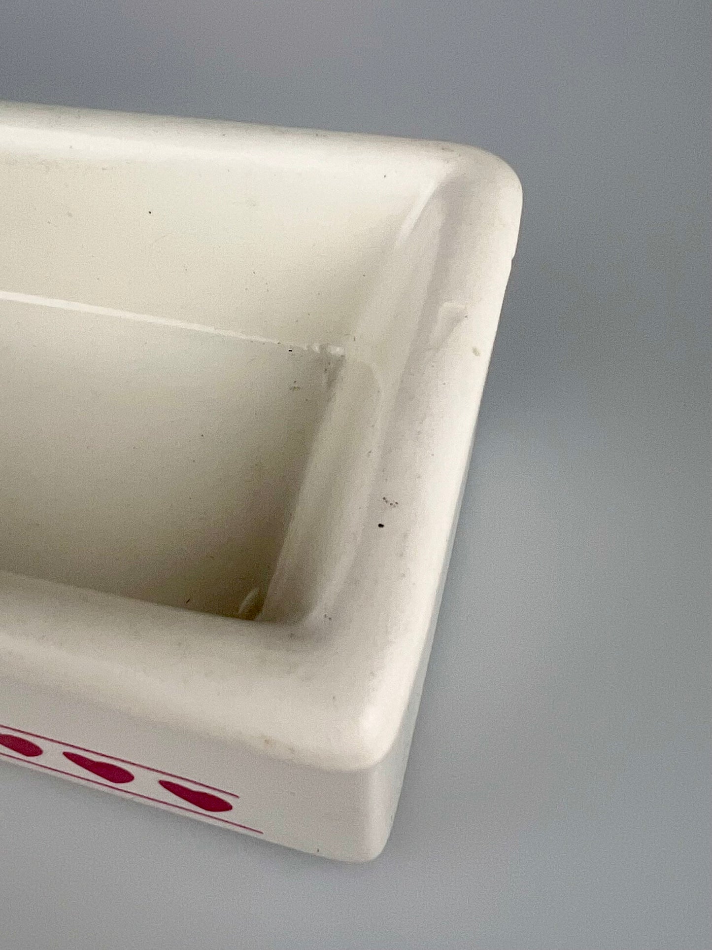 Vintage 1988 House Of Lloyd Ceramic Cracker Tray | Valentines Day Hearts