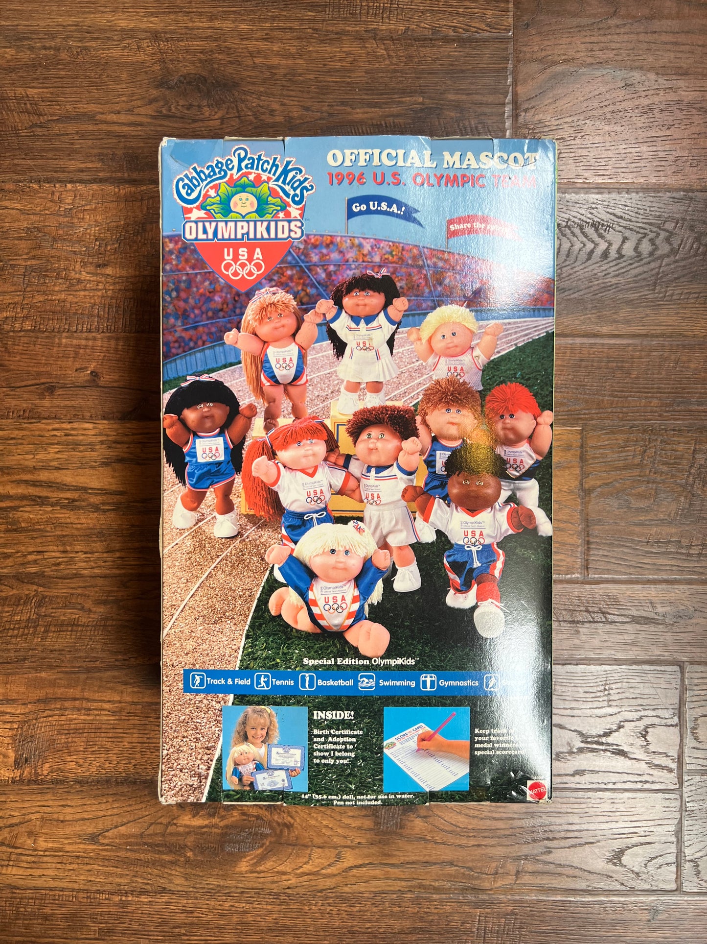 Vintage Collectibles - Cabbage Patch Kids - OlympiKids Special Edition - Swimming - New In Box - 1996 Mattel