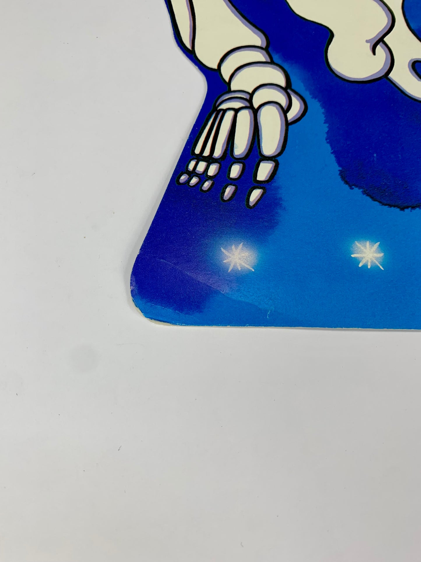 Vintage Eureka Halloween Die-Cut - Double-Sided Dancing Skeleton - Made In U.S.A