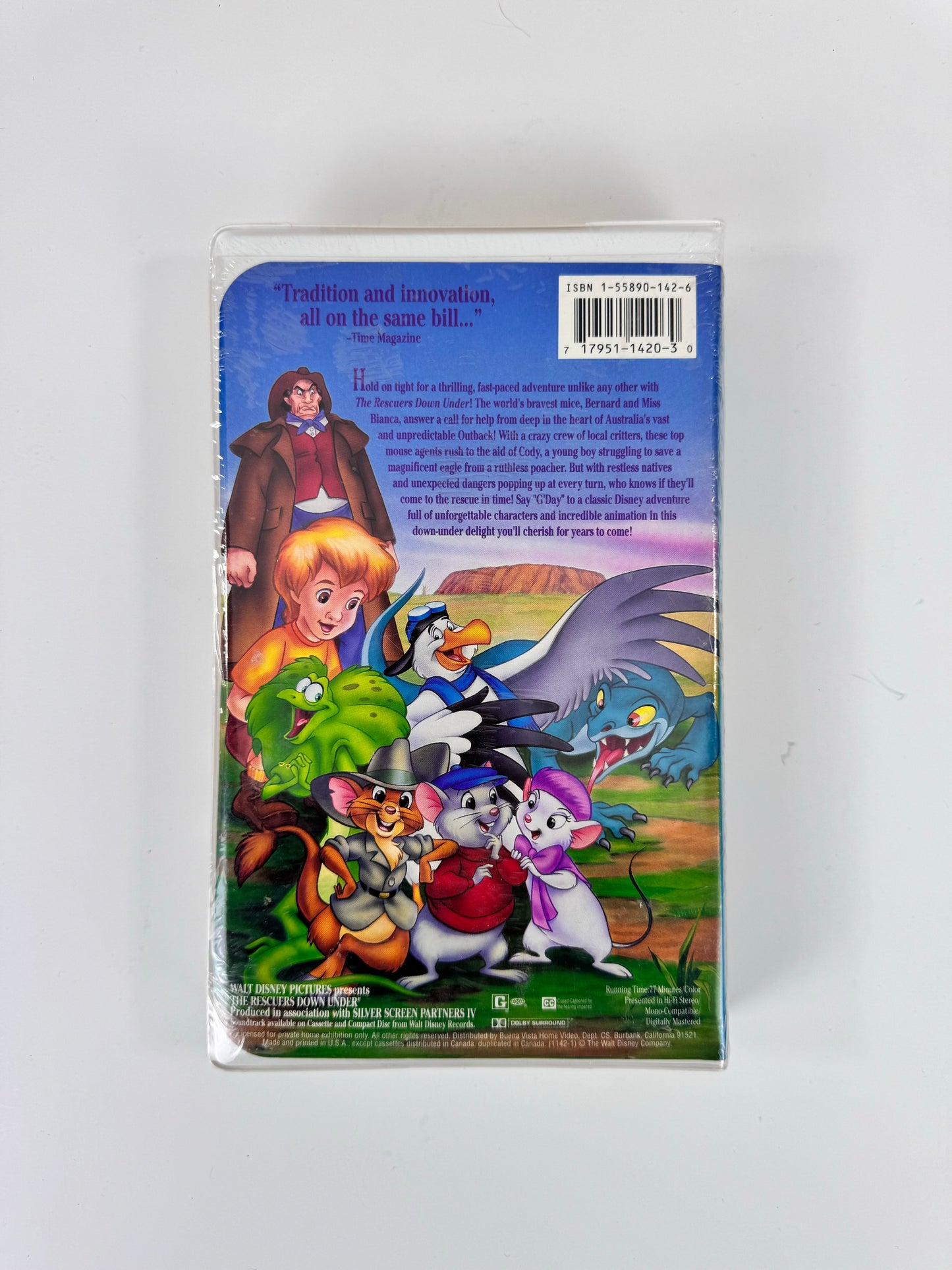 VHS - Disney The Rescuers Down Under - 1990 - Sealed