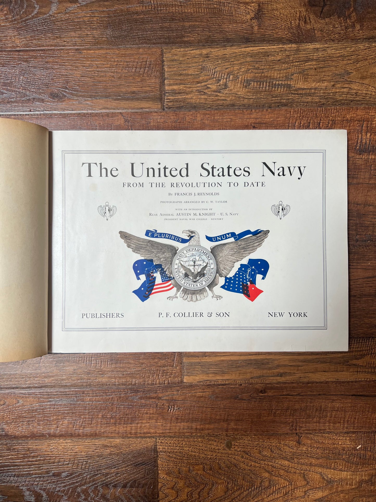 Antique Book - The United States Navy From The Revolution To Date - P. F. Collier & Son - 1917