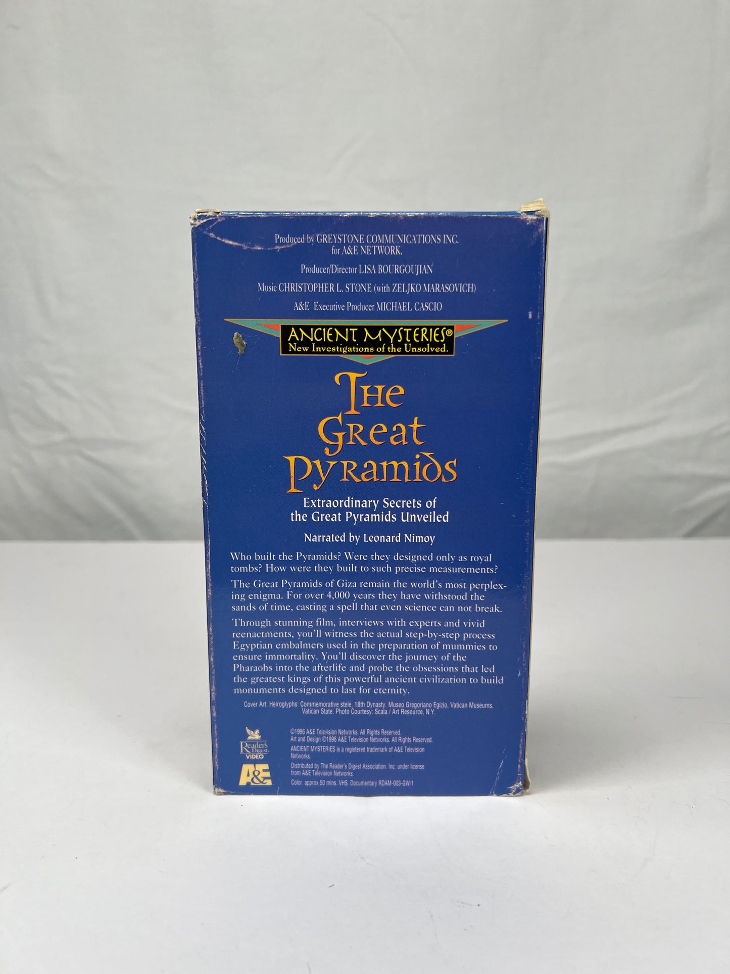 VHS - Ancient Mysteries The Great Pyramids - 1996