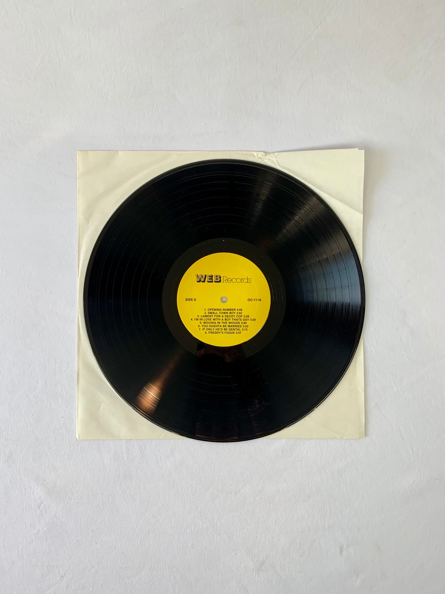 Vinyl Record - In Gay Company Soundtrack - The Original Cast Recording - 1984