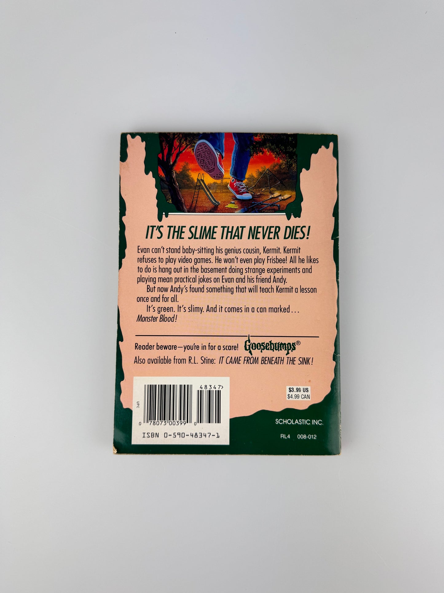 Vintage Horror Paperback - Original 1990s Goosebumps Book - R.L. Stine
