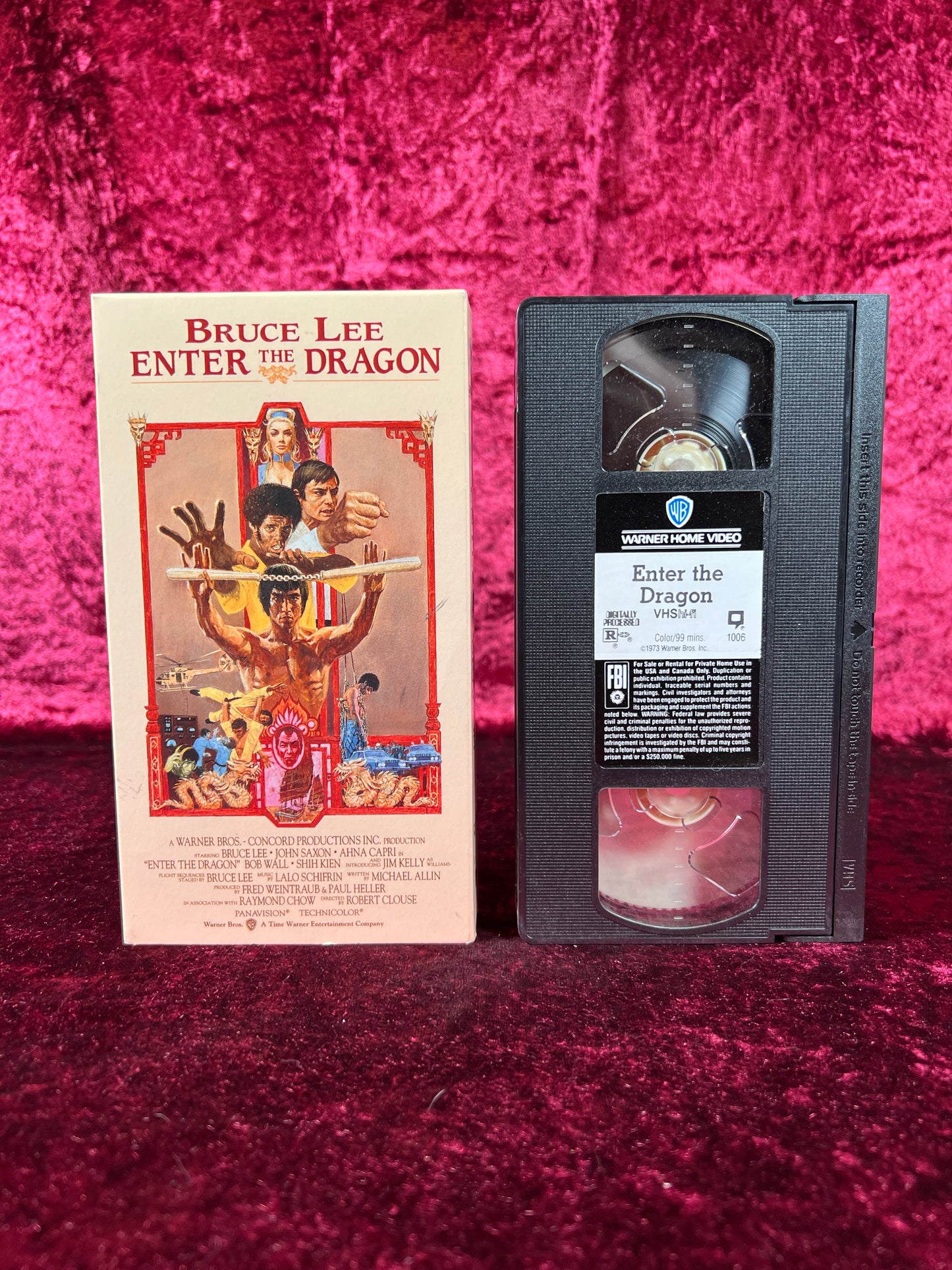 VHS - Enter The Dragon - Bruce Lee - 1973