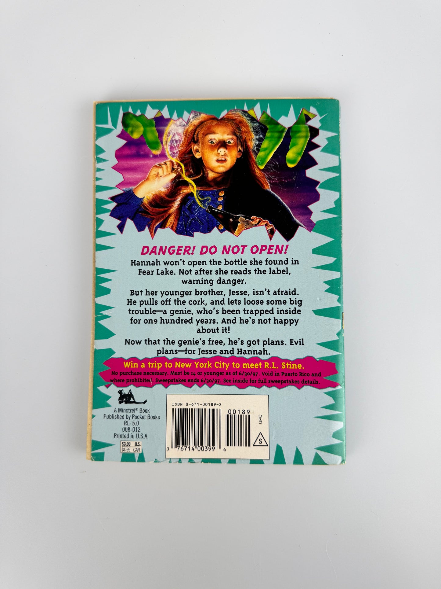 1990s R.L. Stine's Ghosts Of Fear Street Book