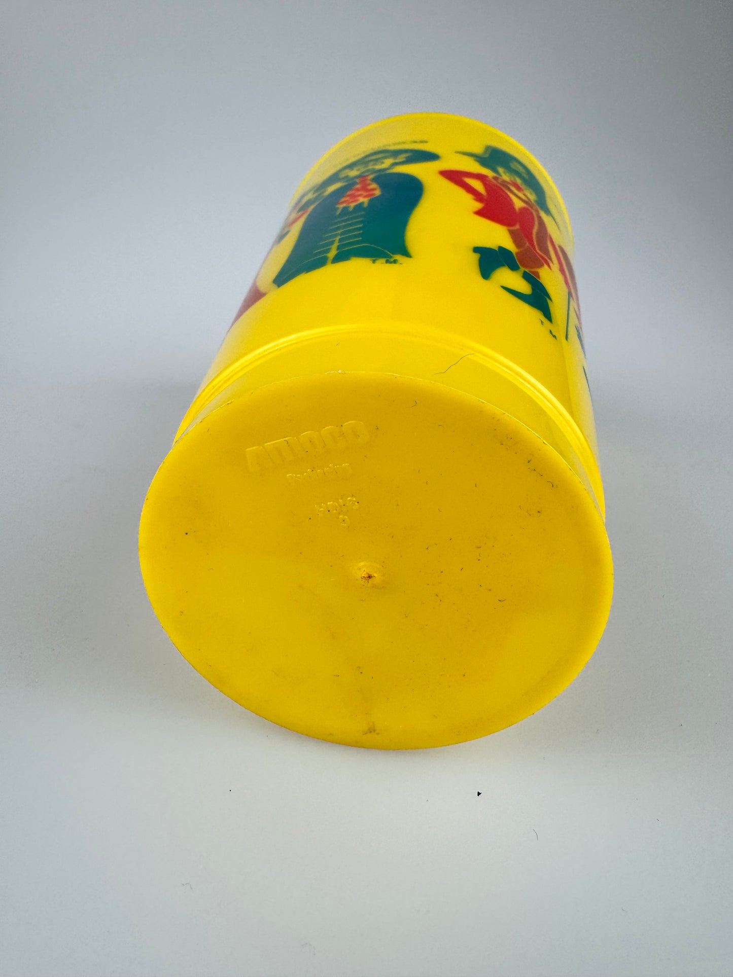 1970s Original McDonalds Characters Plastic Yellow Cup