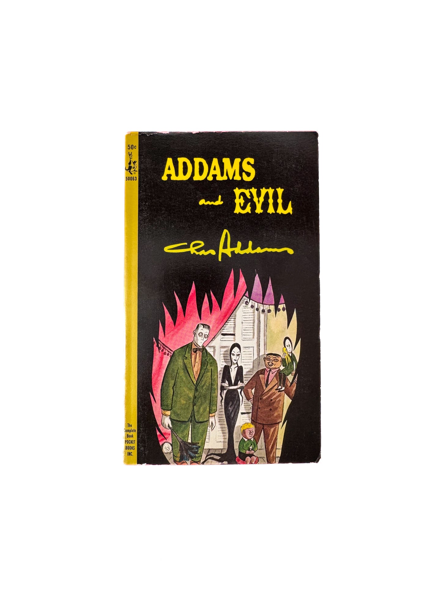 Vintage Paperback - Addams and Evil - Chas Addams - 1965 Pocket Cardinal Edition
