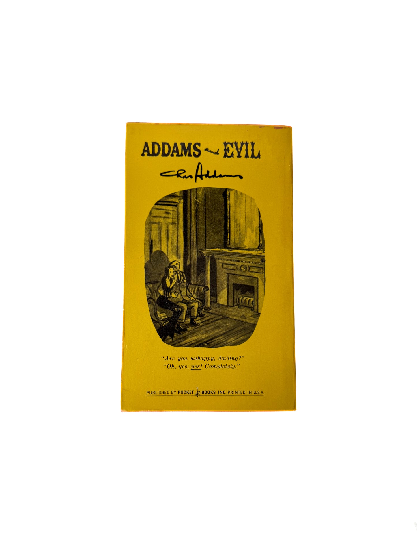 Vintage Paperback - Addams and Evil - Chas Addams - 1965 Pocket Cardinal Edition