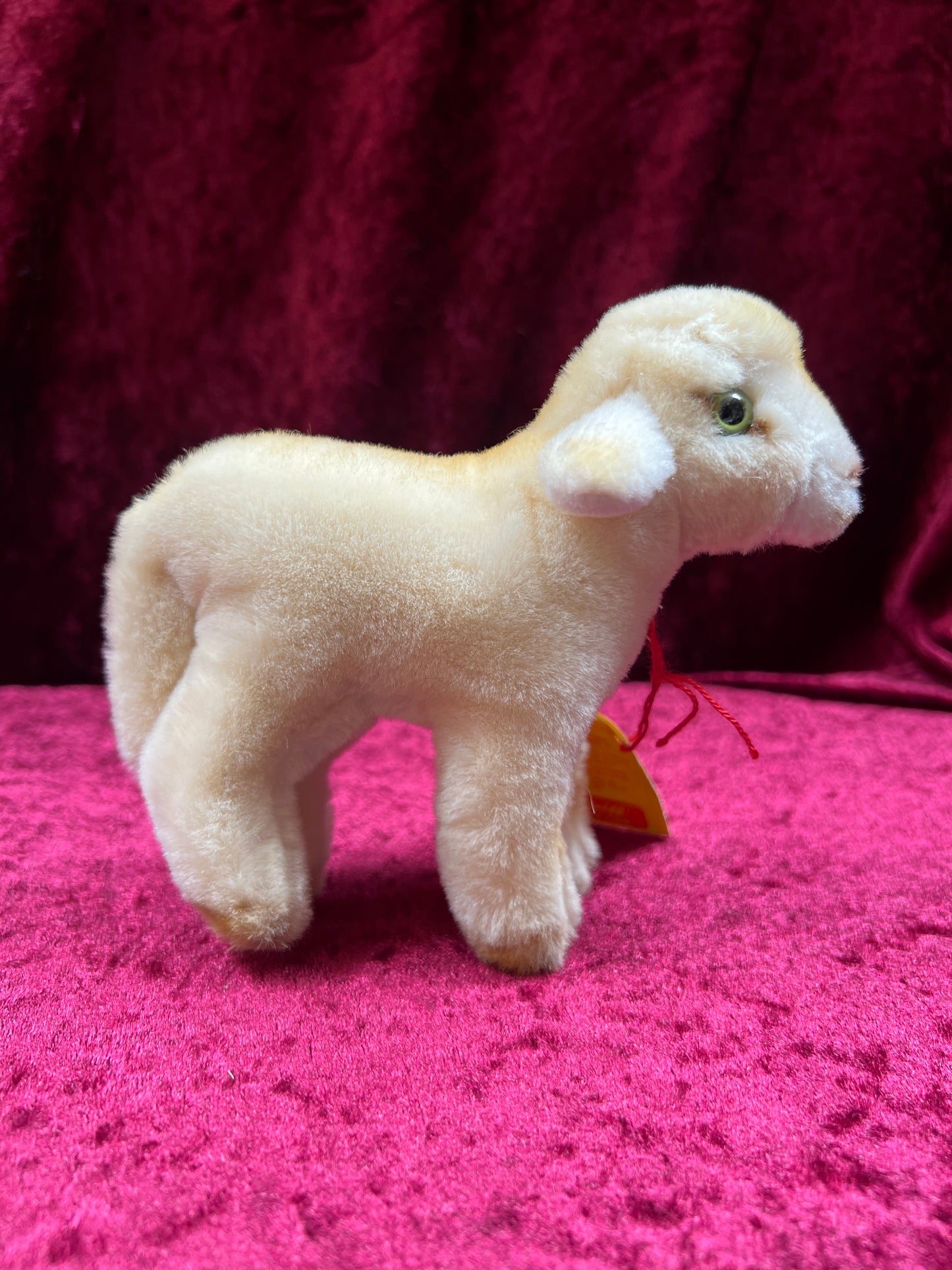 Vintage Collectibles - Miniature Stuffed Toy - Lamby the Lamb - 1527/12 - Steiff