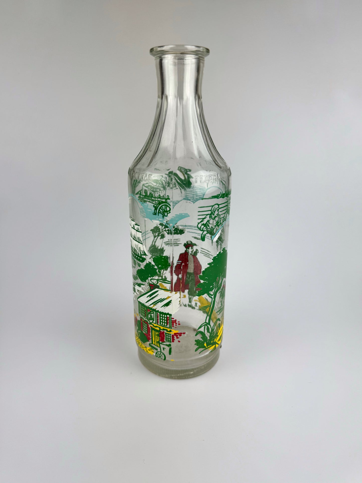 Vintage Owens Illinois Decanter Bottle - Prohibition Pirates