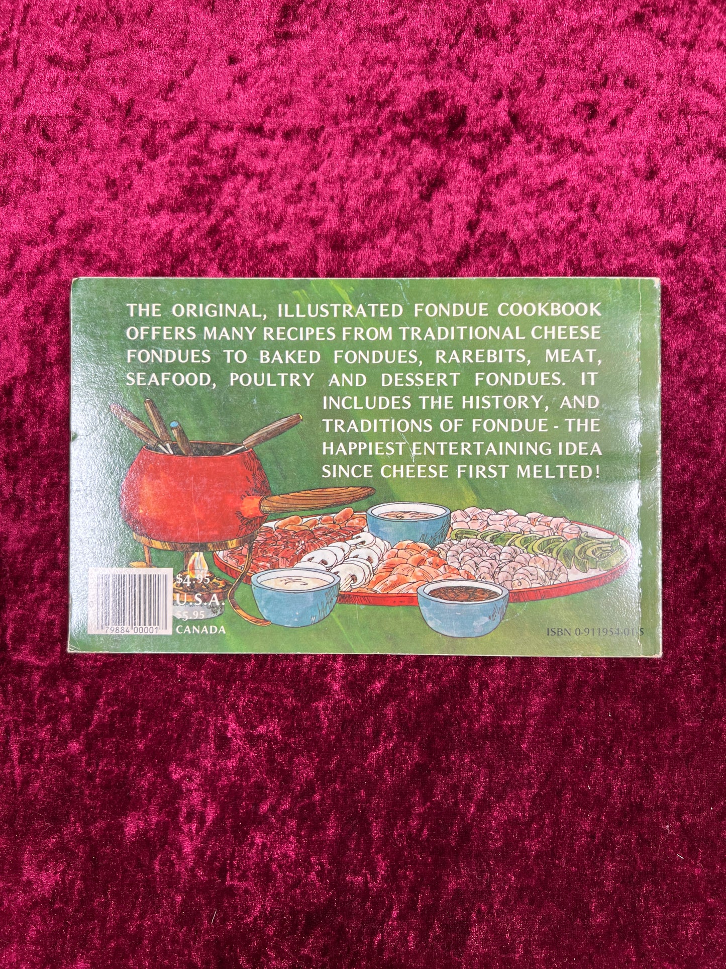 Vintage Paperback - The Fondue Cookbook - Nitty Gritty Productions - 1968